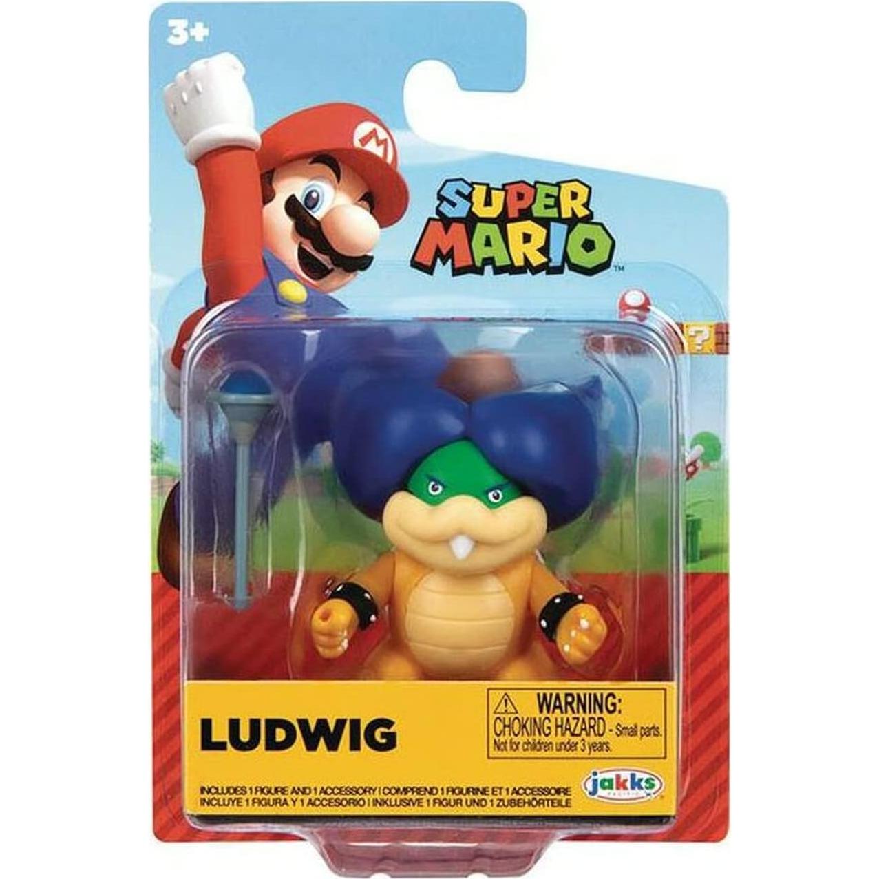 Figura Mini Ludwig Von Koopa 6.35 cm Super Mario