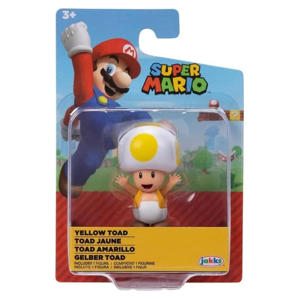 Figura de Acción Super Mario Hongo Amarillo 7.6 cm Jakks