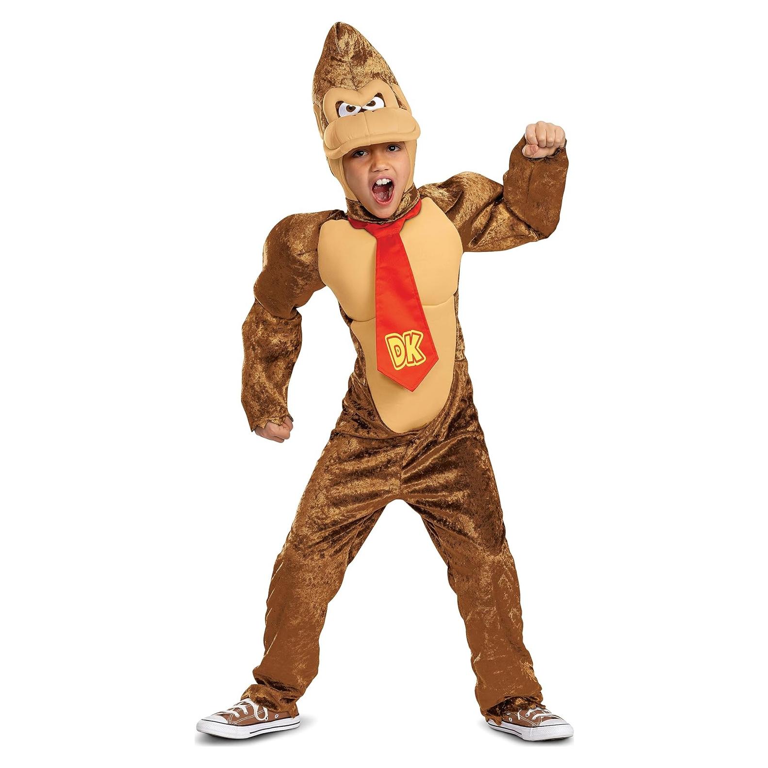 Disfraz Deluxe Donkey Kong para Niños Disguise - Talla Mediana