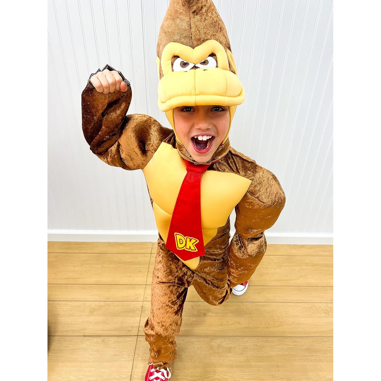 Disfraz Deluxe Donkey Kong para Niños Disguise - Talla Mediana