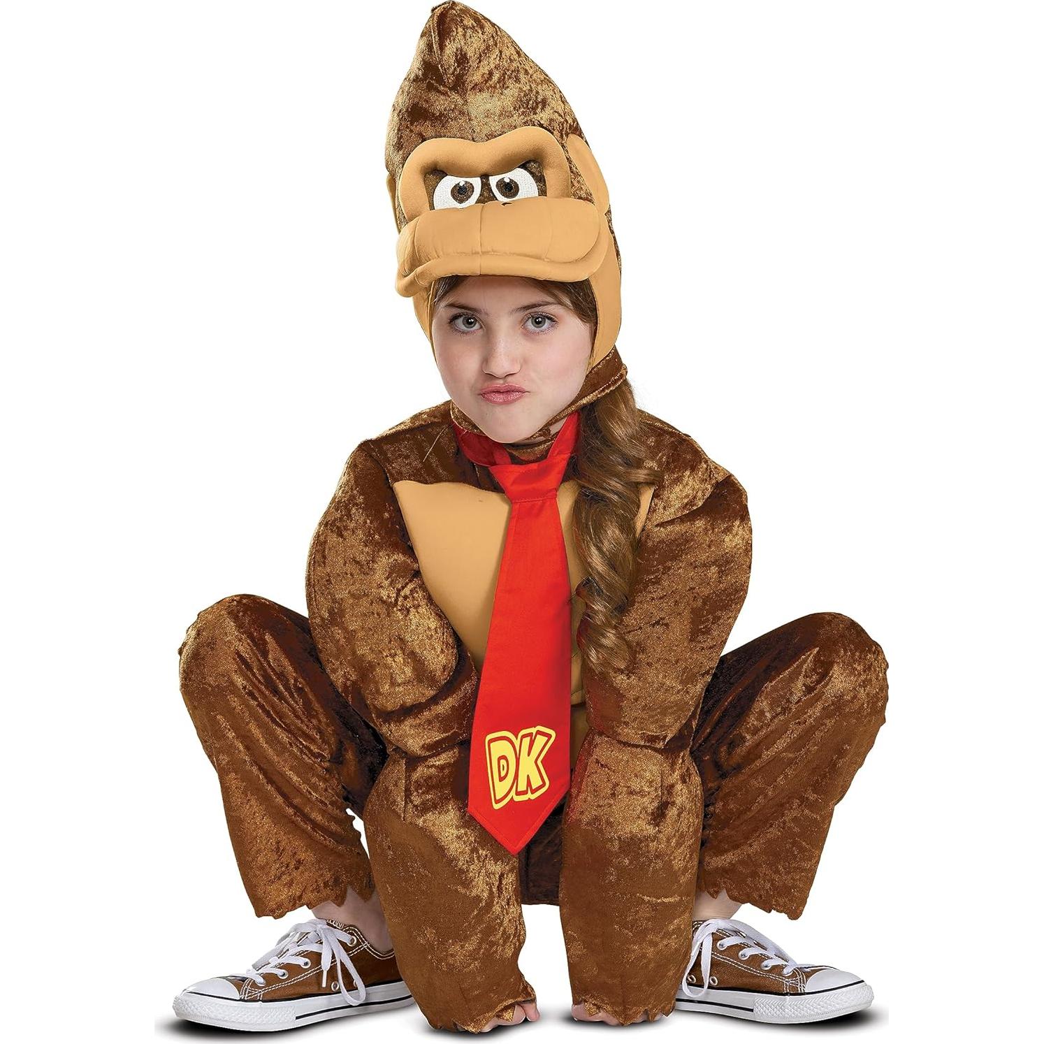 Disfraz Deluxe Donkey Kong para Niños Disguise - Talla Mediana