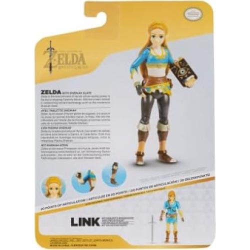 Figura de acción articulada Super Mario Jakks 10.16 cm + Zelda