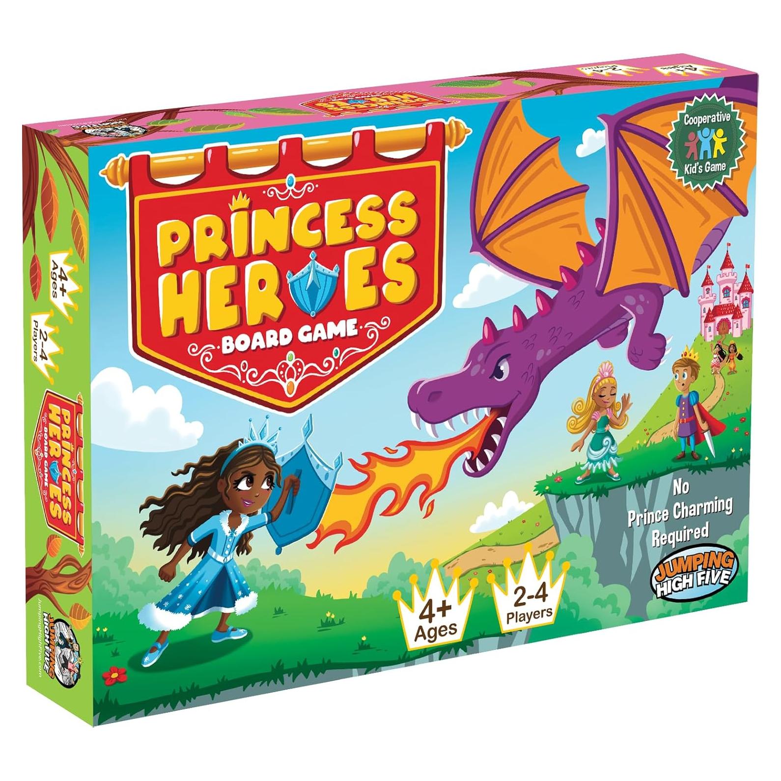 Juego de Mesa Héroes Princesa Jumping High Five - Cooperativo 1-4 Jugadores