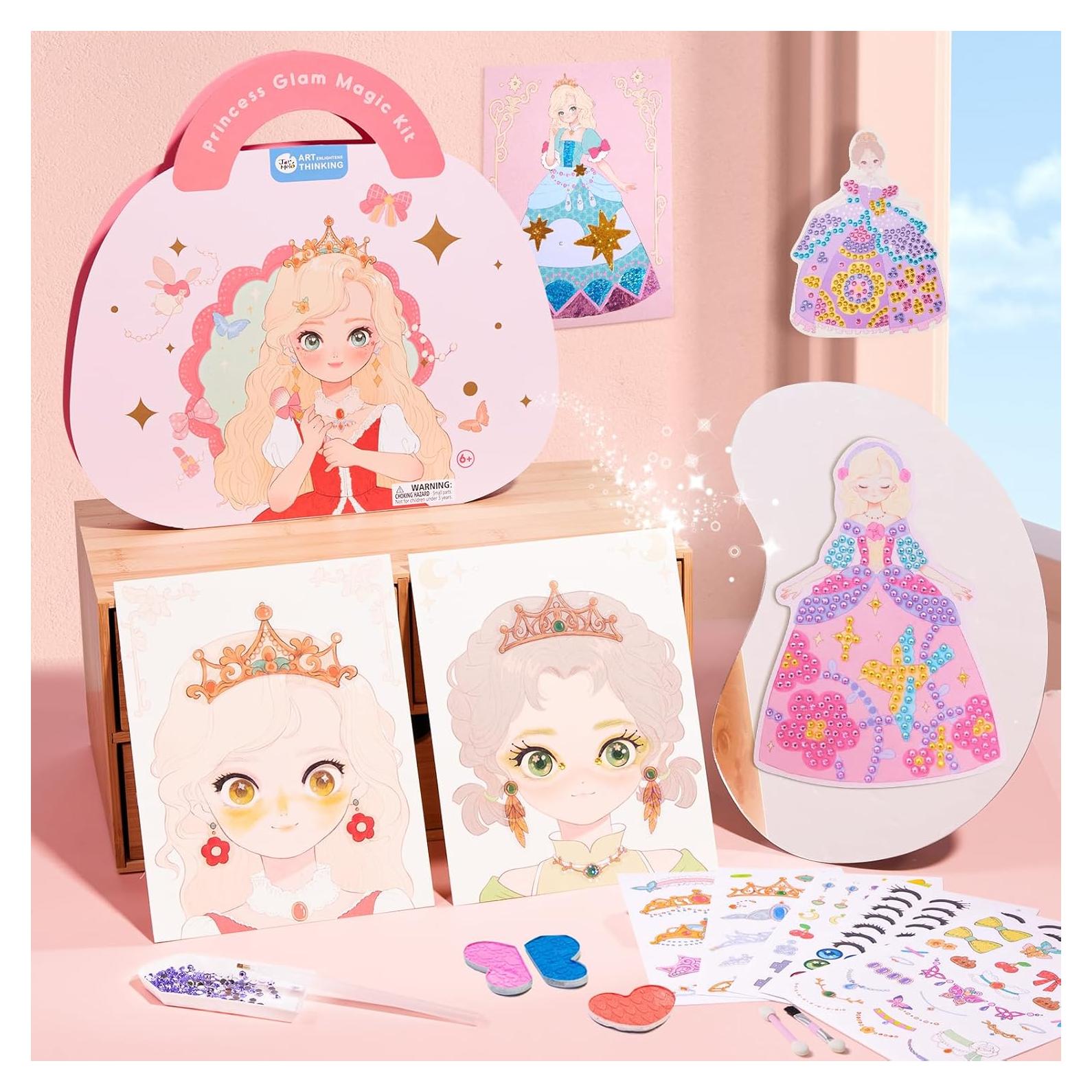 Kit de Manualidades de Princesa Jar Melo - 4 en 1 DIY