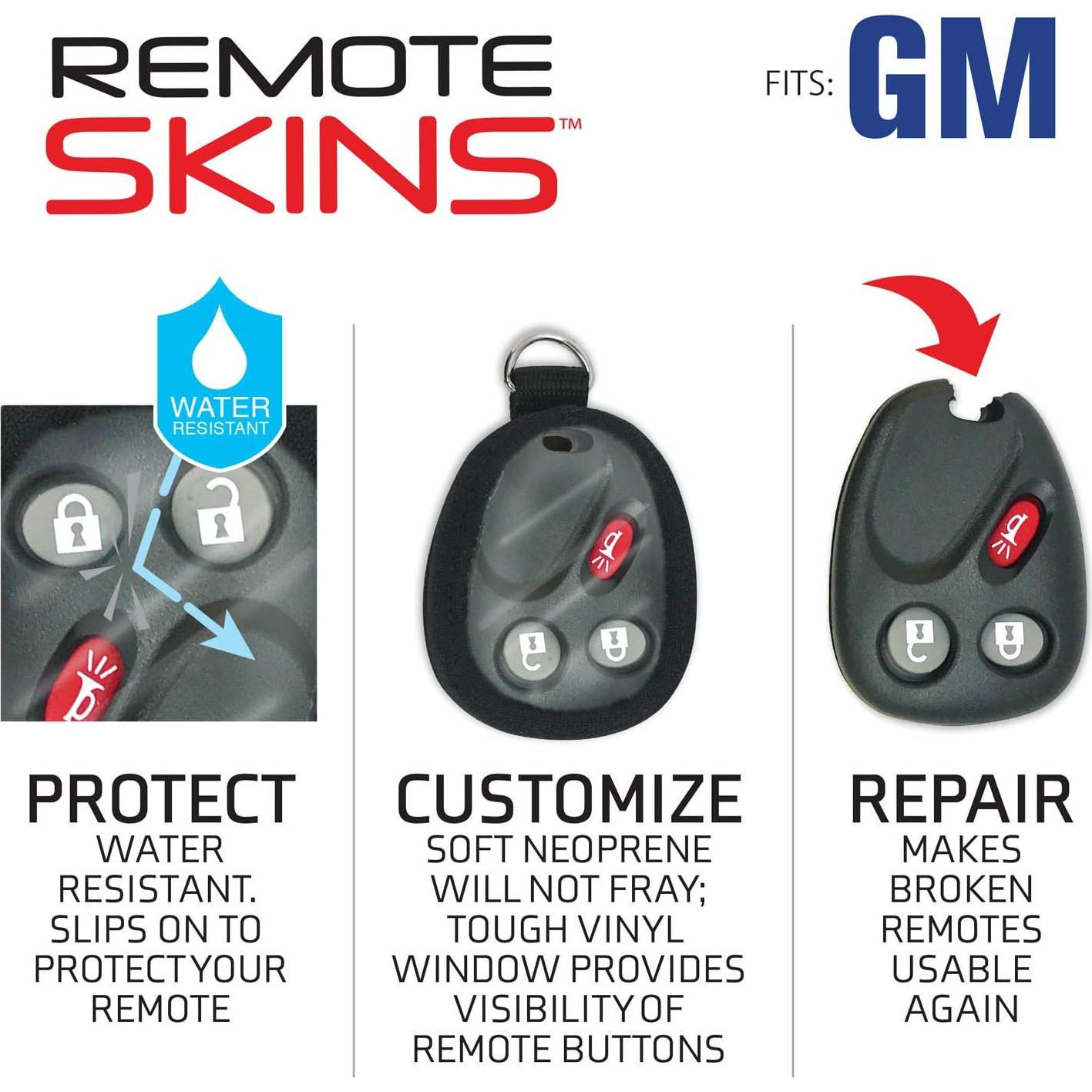 Funda Remota Flexible Lucky Line GM 48901, Neopreno Negro