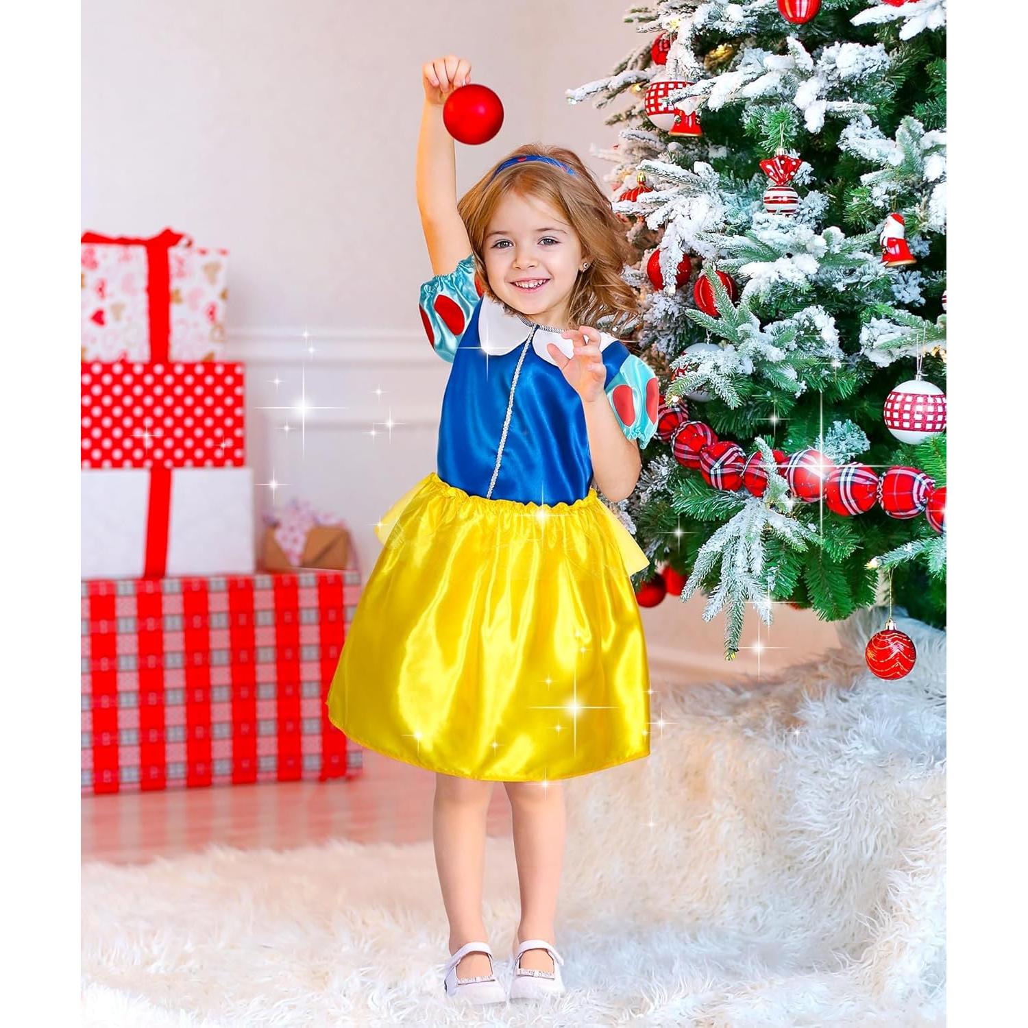 Conjunto de Disfraces de Princesa para Niñas 3-6 Años - 15 Piezas