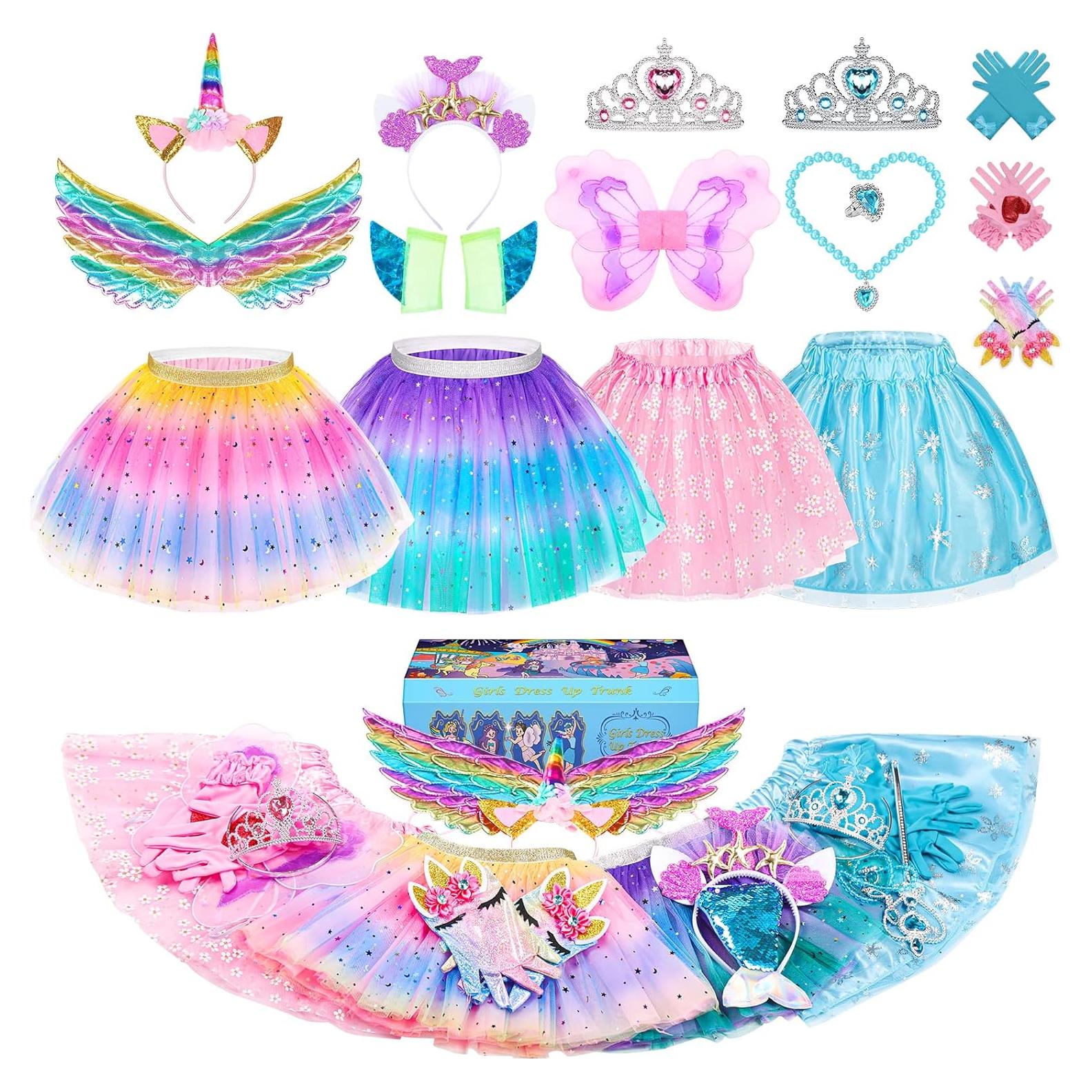 Conjunto de Disfraces para Niñas STOPKLAS 19 Piezas 3-6 Años