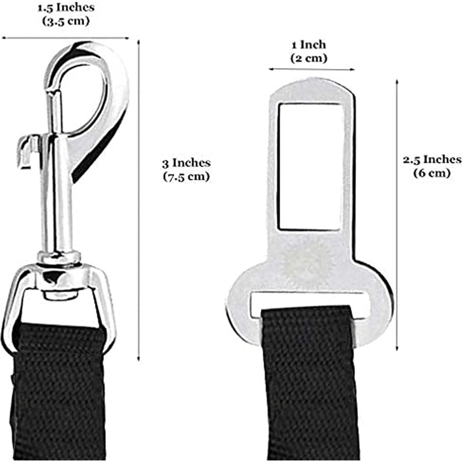 Cinturón de Seguridad para Perros y Gatos SunGrow Ajustable 48-79 cm