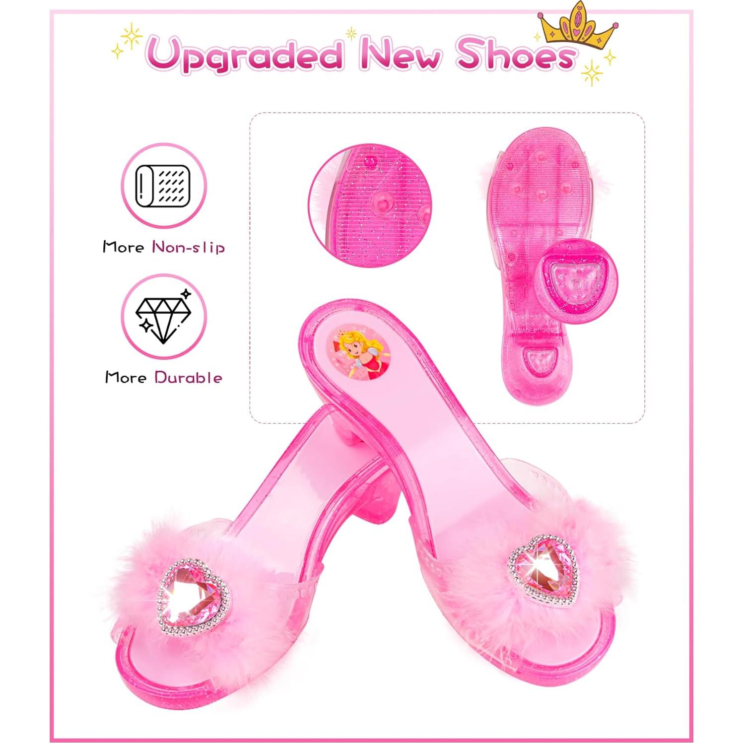 Conjunto de Vestir de Princesa Jeowoqao con Falda TuTu y Zapatos