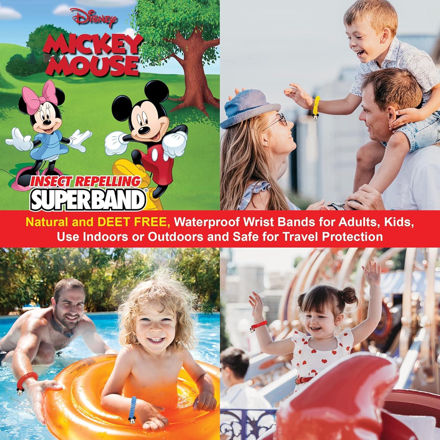 Pulsera Repelente de Insectos Disney Superband - 25 Unidades