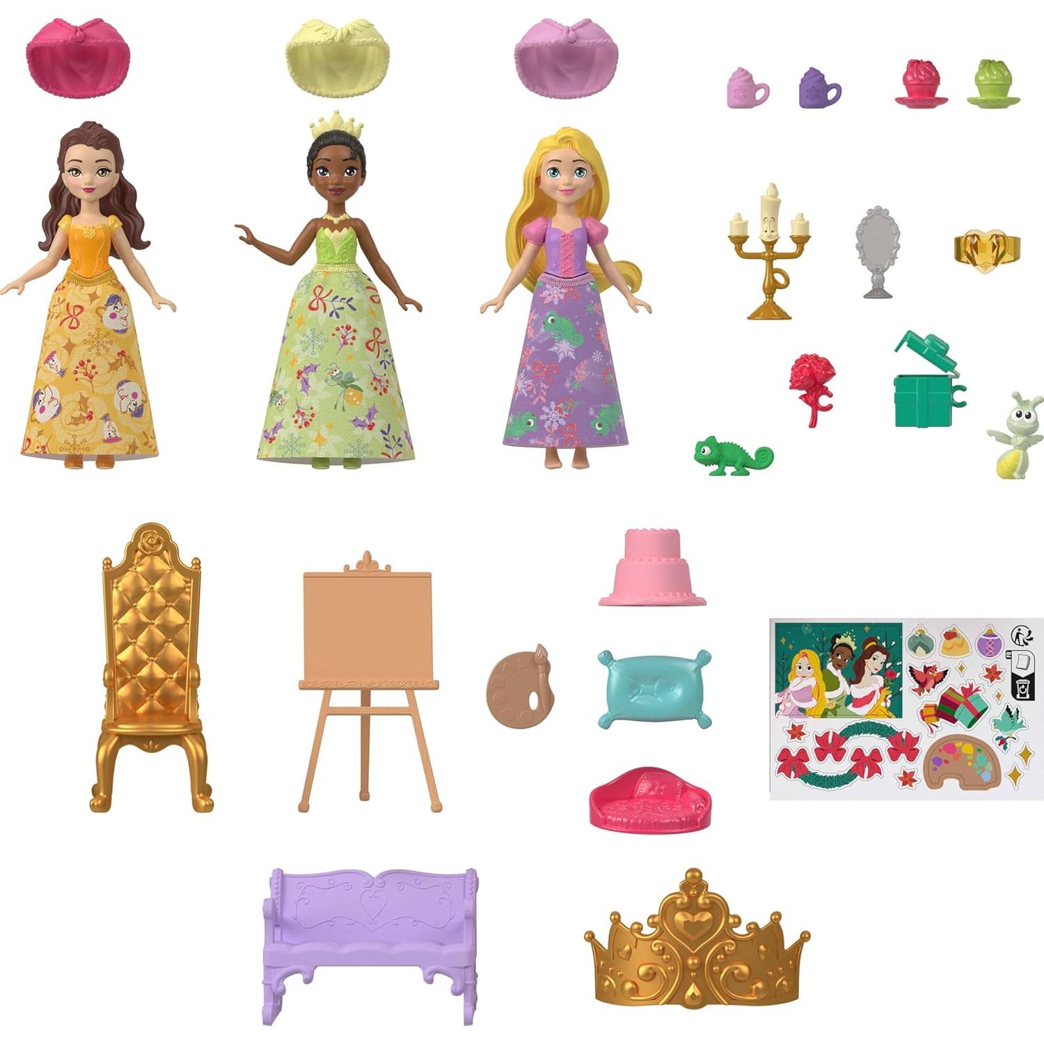 Calendario de Adviento Princesas Disney Mattel con 24 Sorpresas