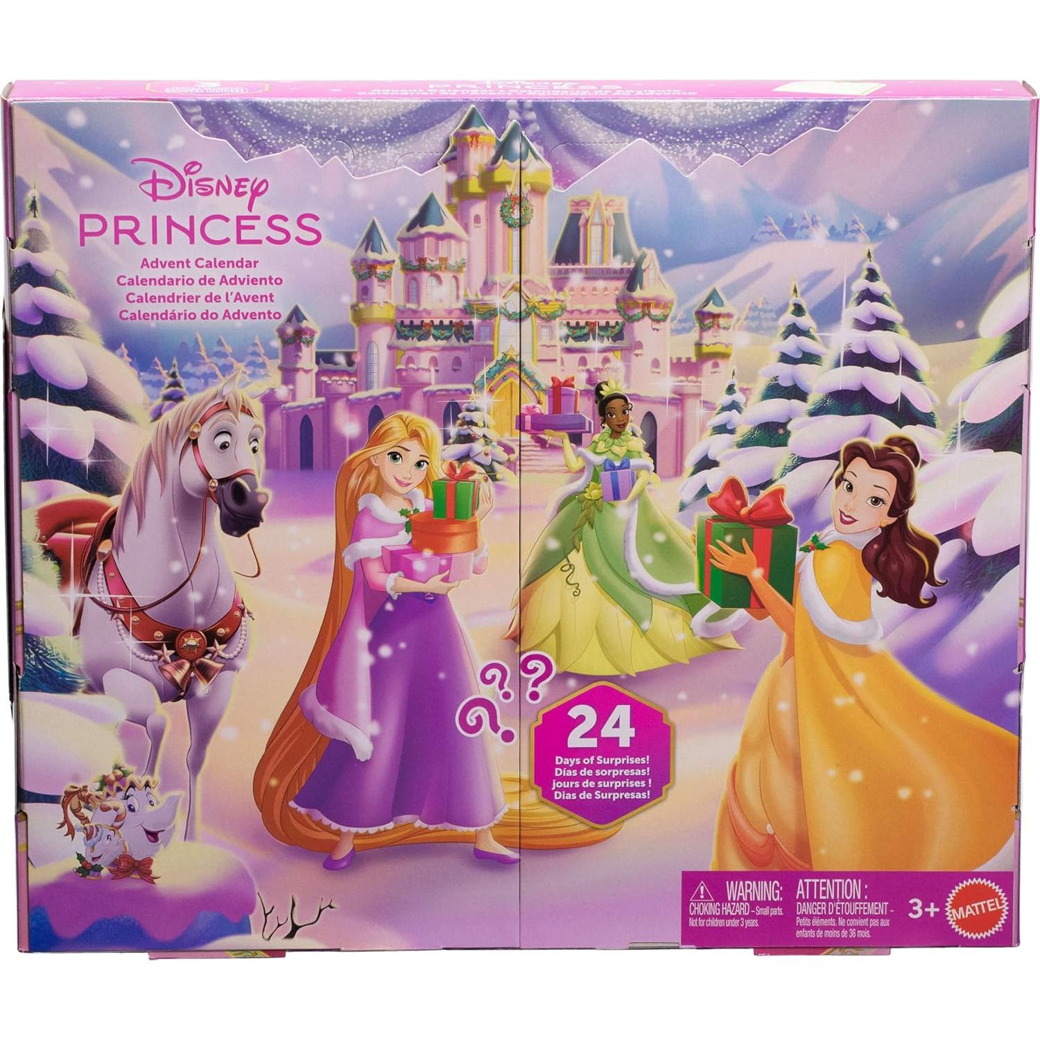 Calendario de Adviento Princesas Disney Mattel con 24 Sorpresas