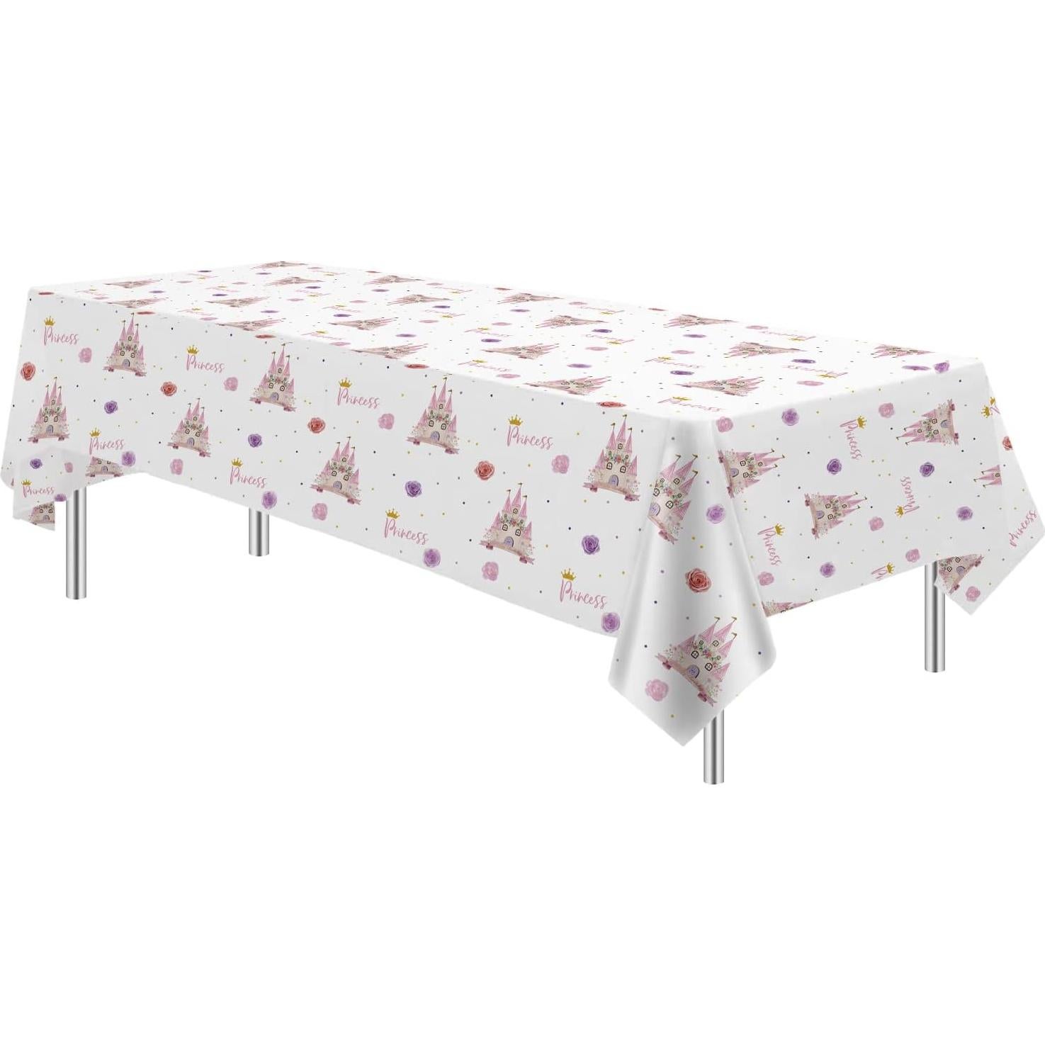 Mantel Desechable Princesa HIPVVILD 137x274 cm - Paquete de 3