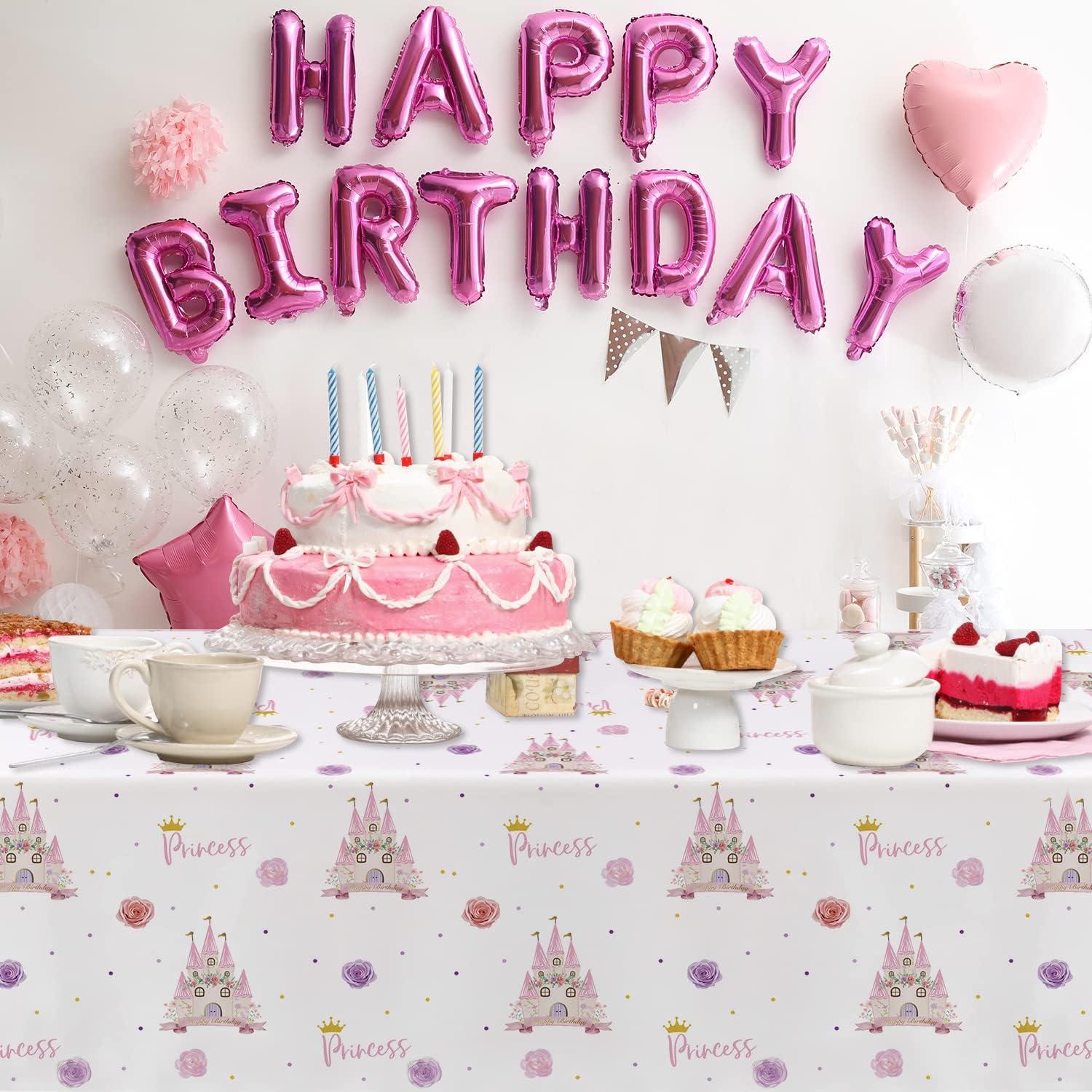 Mantel Desechable Princesa HIPVVILD 137x274 cm - Paquete de 3