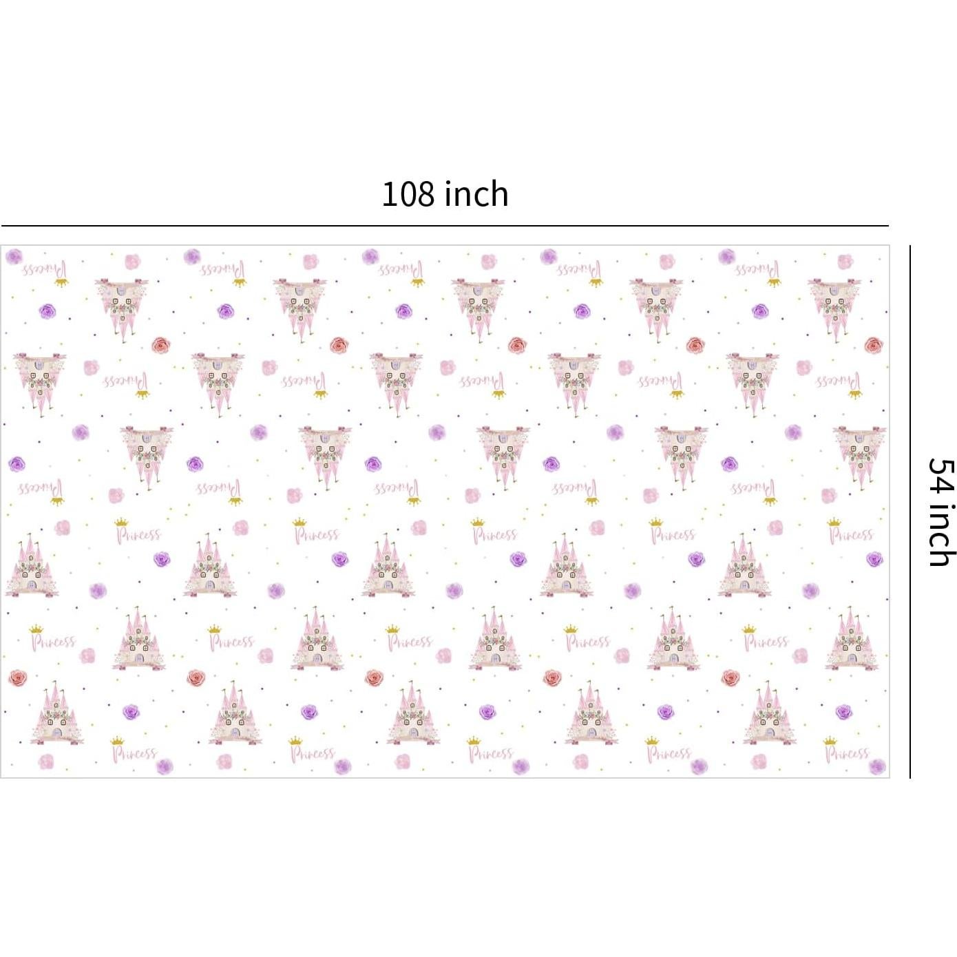 Mantel Desechable Princesa HIPVVILD 137x274 cm - Paquete de 3