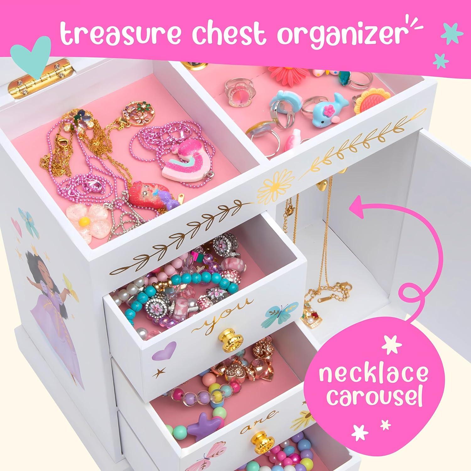 Caja de Joyería Musical Giggle & Honey Princesa 22.86x12.7 cm