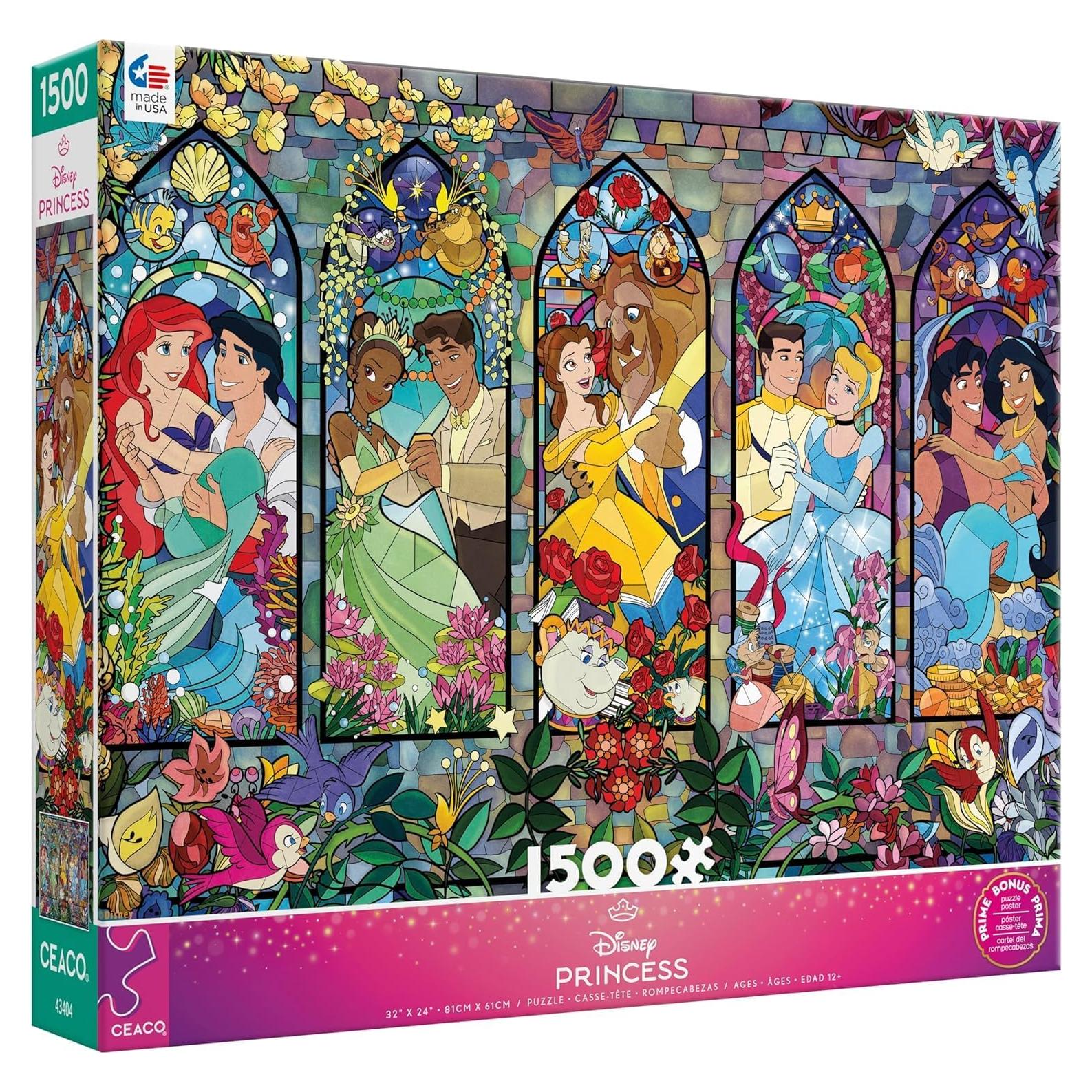 Rompecabezas Ceaco 1500 Piezas Castillo Princesa Ventanas Reales