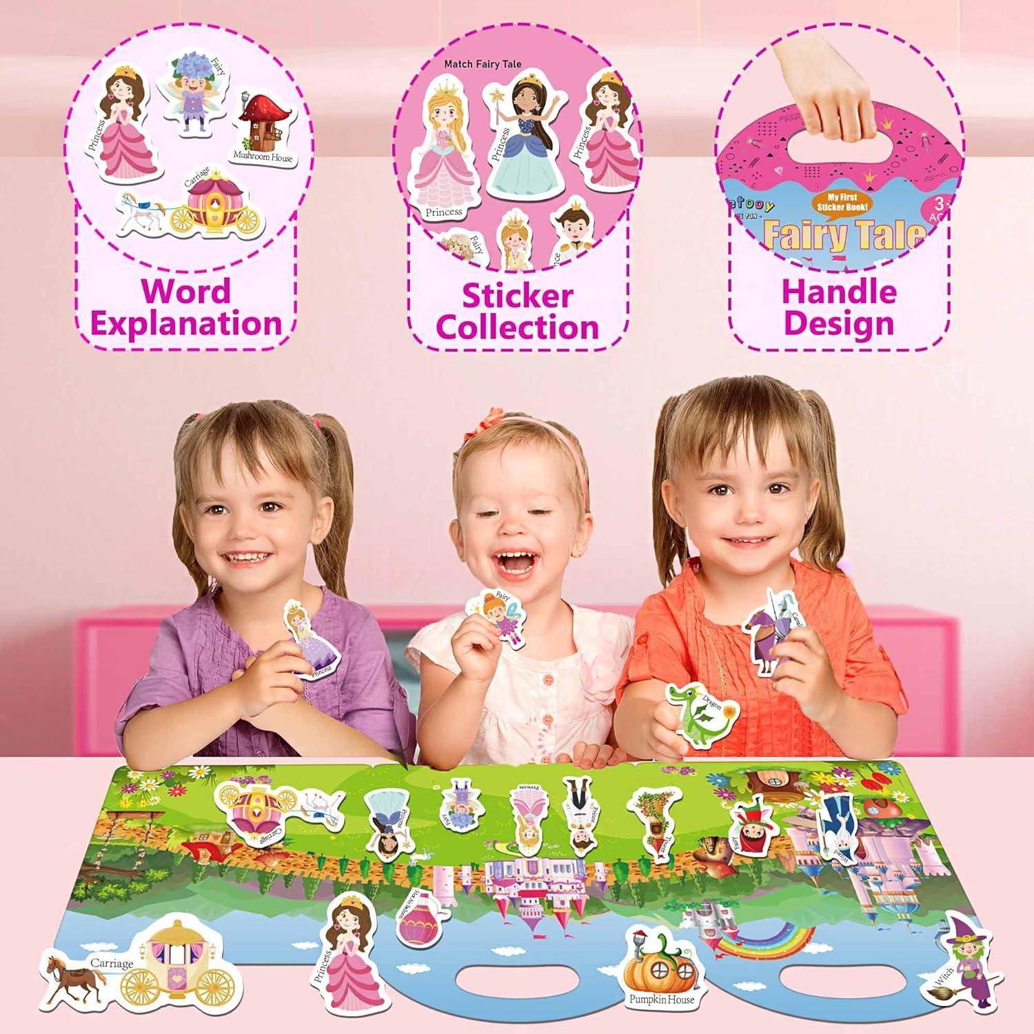 Libro de Pegatinas Reutilizables iGetooy Princesa 30x23.5cm