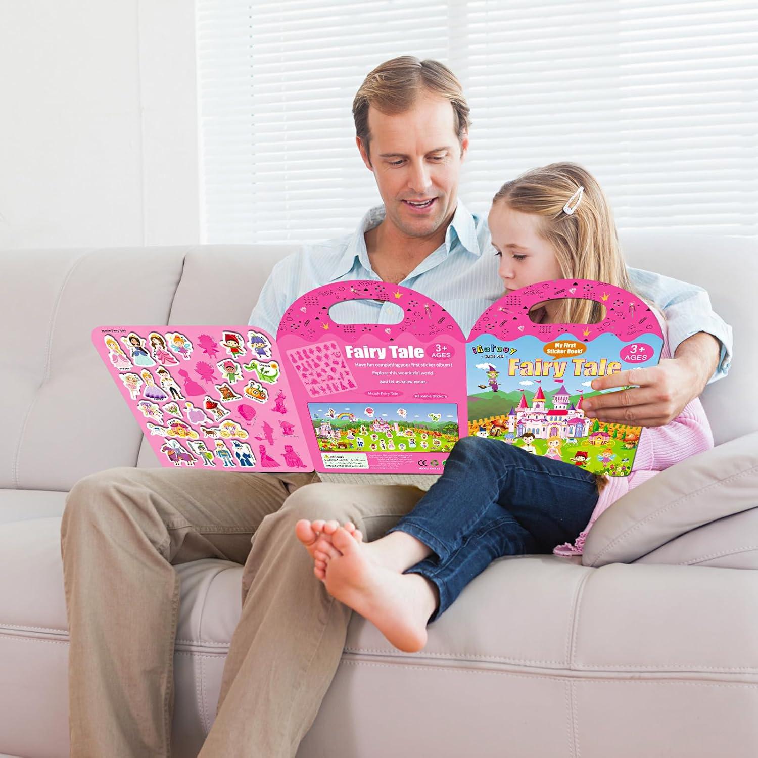 Libro de Pegatinas Reutilizables iGetooy Princesa 30x23.5cm