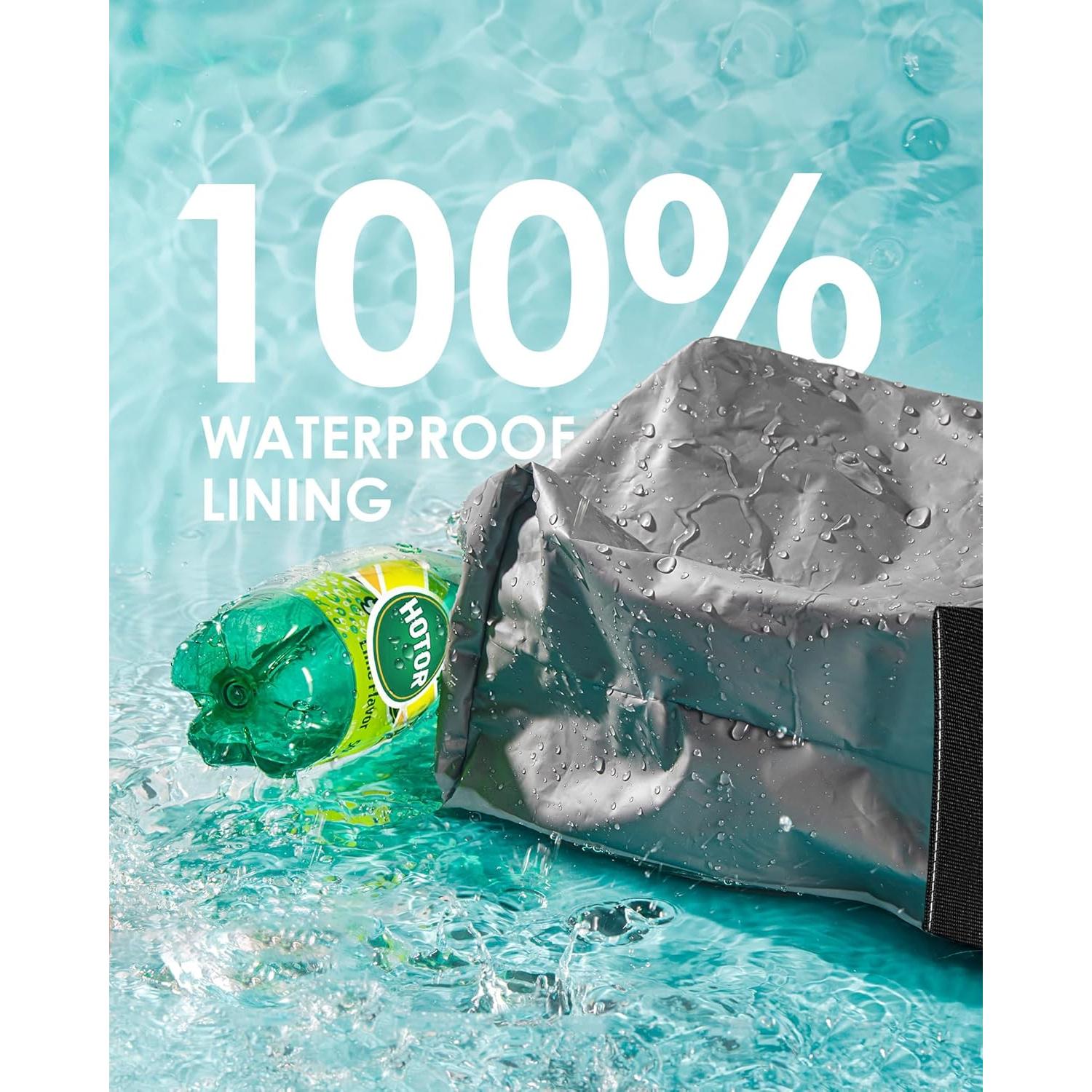 Basurero de Coche HOTOR 2 Galones Impermeable Negro