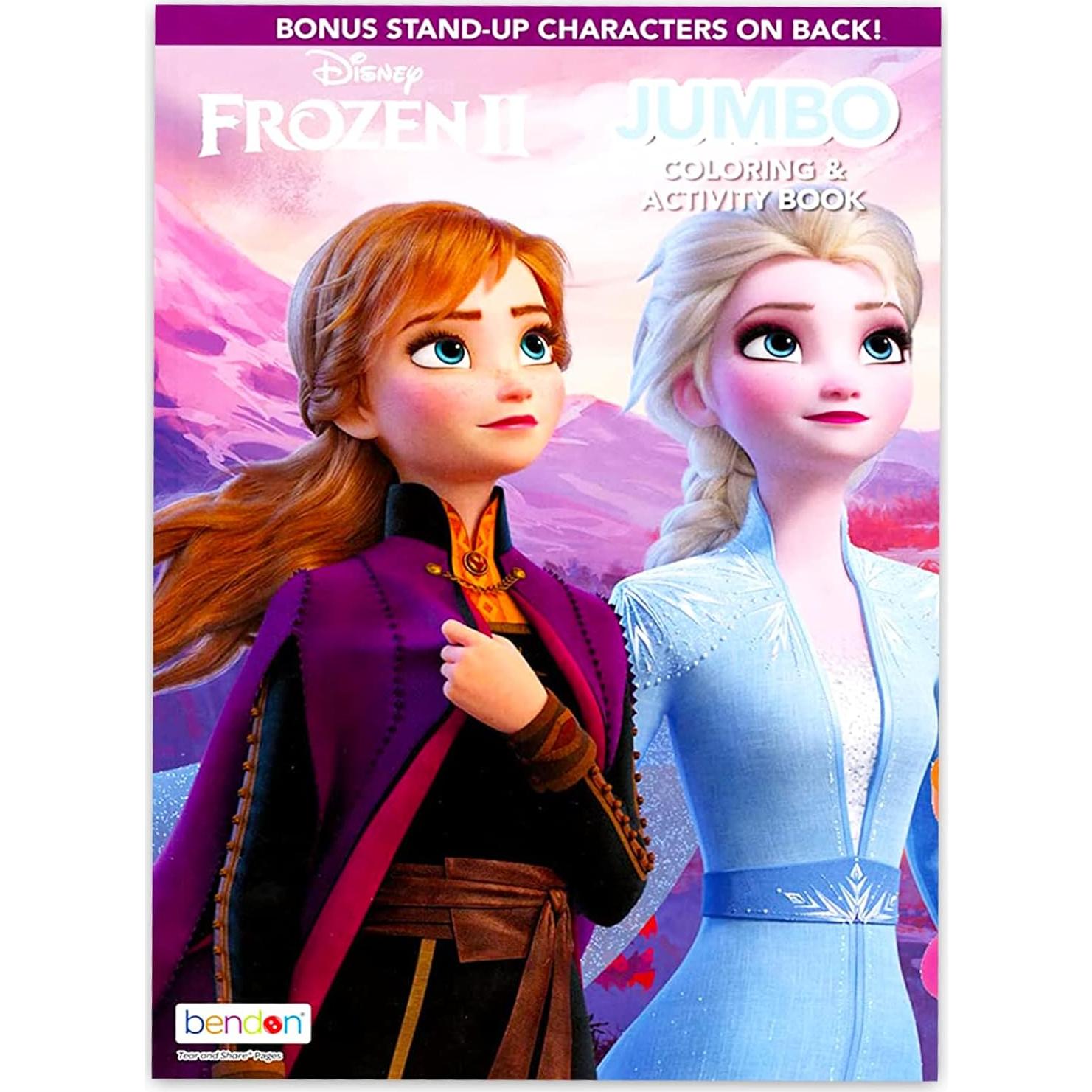 Set de Colorear Disney para Niños - 5 Libros y Stickers