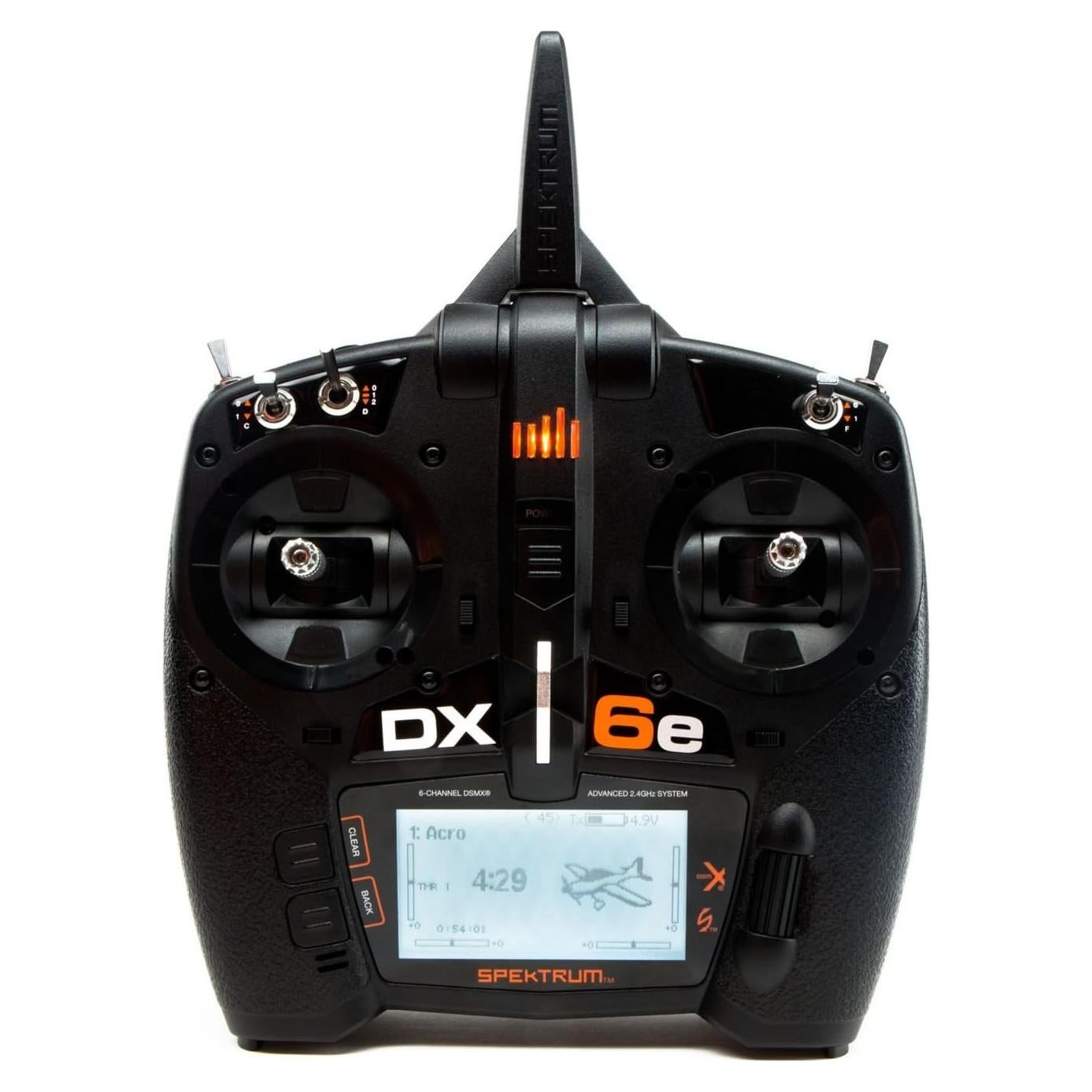 Transmisor RC Spektrum DX6e 6 Canales 2.4GHz Telemetría