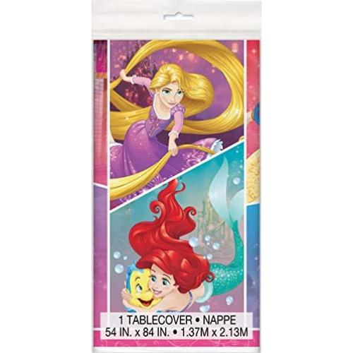 Suministros de Fiesta Princesas Disney Único - 3 Manteles Plástico 137x213cm