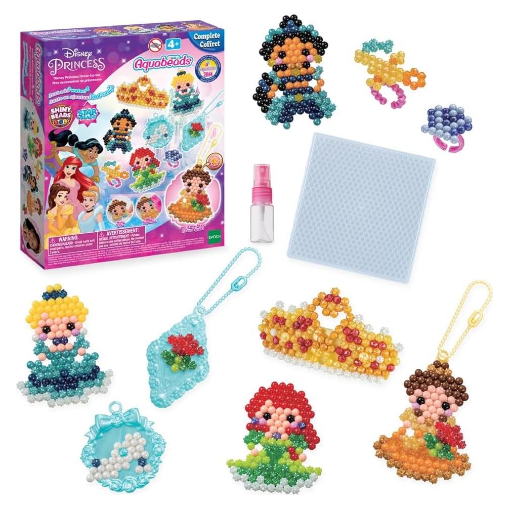 Conjunto de Manualidades Aquabeads Disney Princesas 900 Piezas