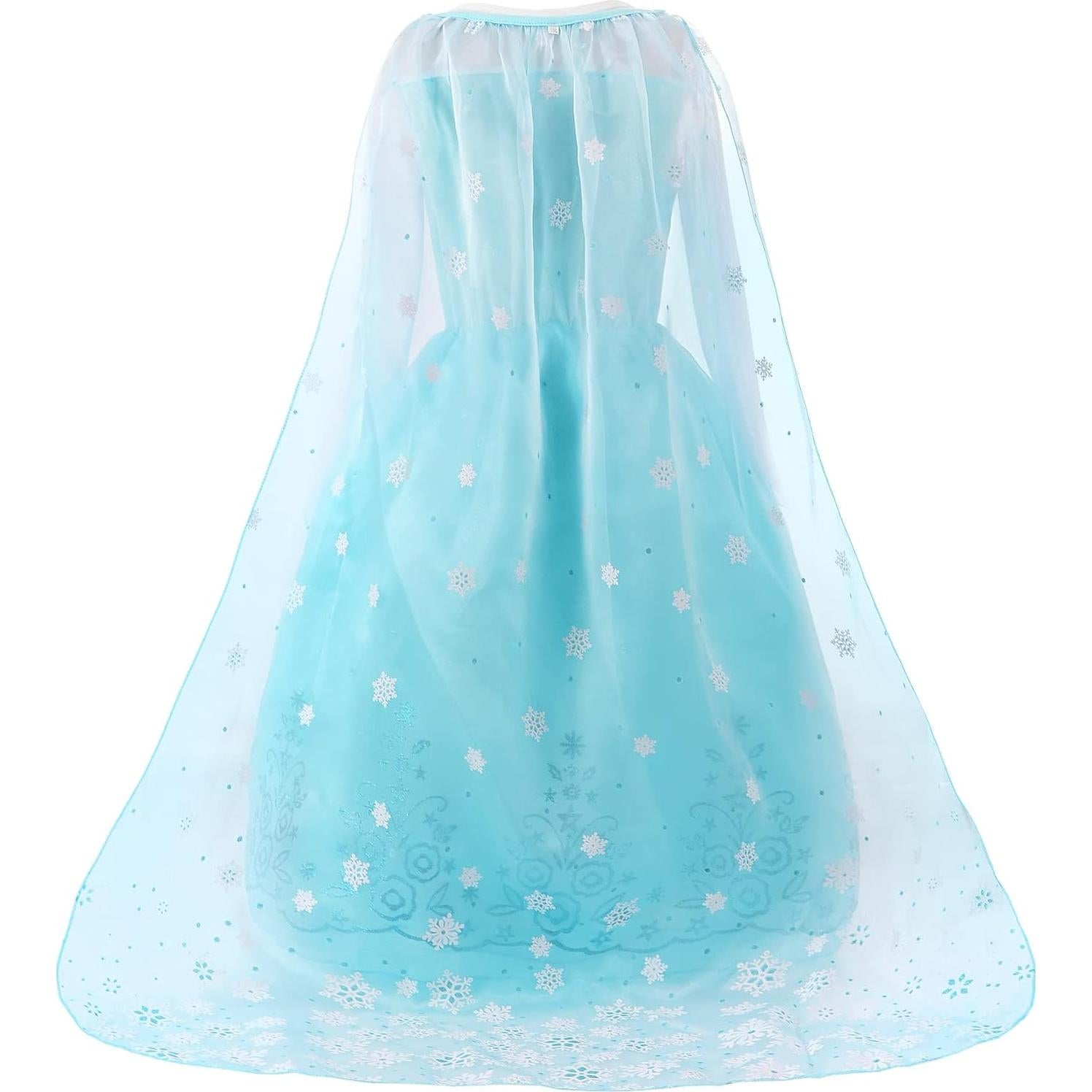 Disfraz de Princesa ReliBeauty Lentejuelas Azul Claro 4T