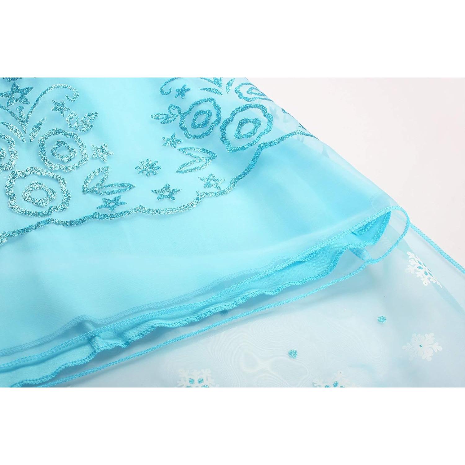 Disfraz de Princesa ReliBeauty Lentejuelas Azul Claro 4T