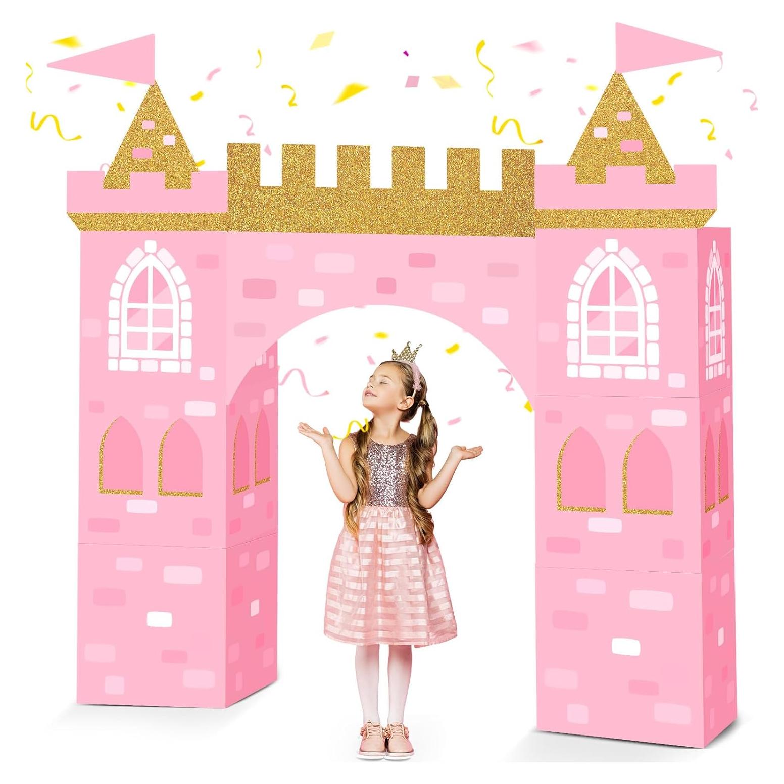 Decoración de Fiesta de Princesa Bucherry 13 Piezas Rosa