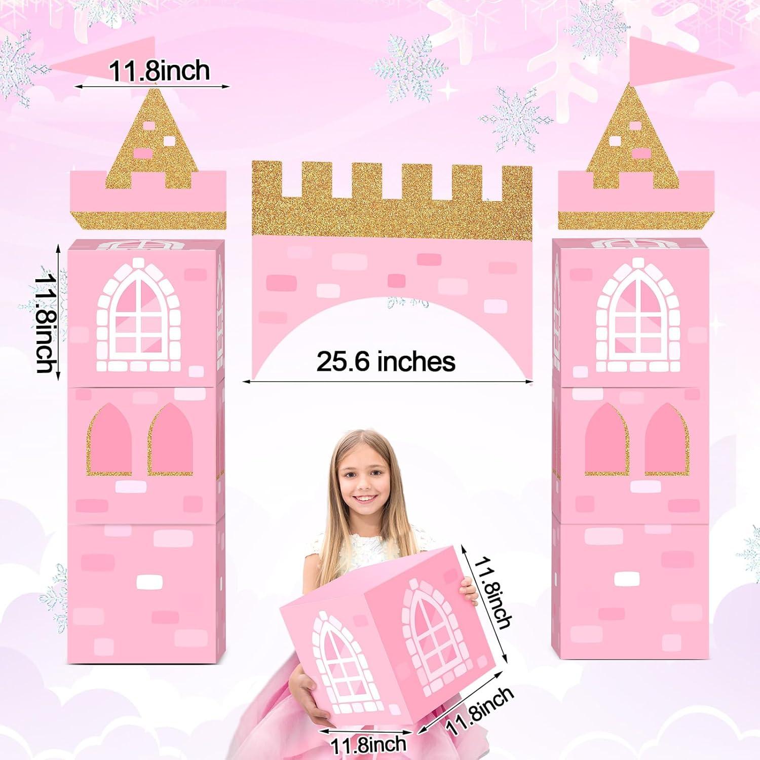 Decoración de Fiesta de Princesa Bucherry 13 Piezas Rosa