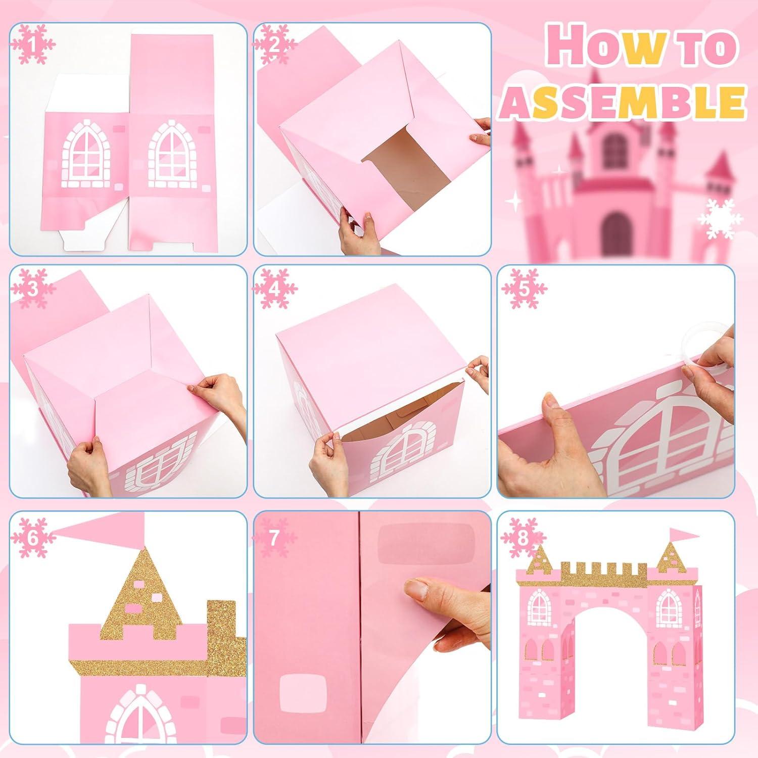 Decoración de Fiesta de Princesa Bucherry 13 Piezas Rosa