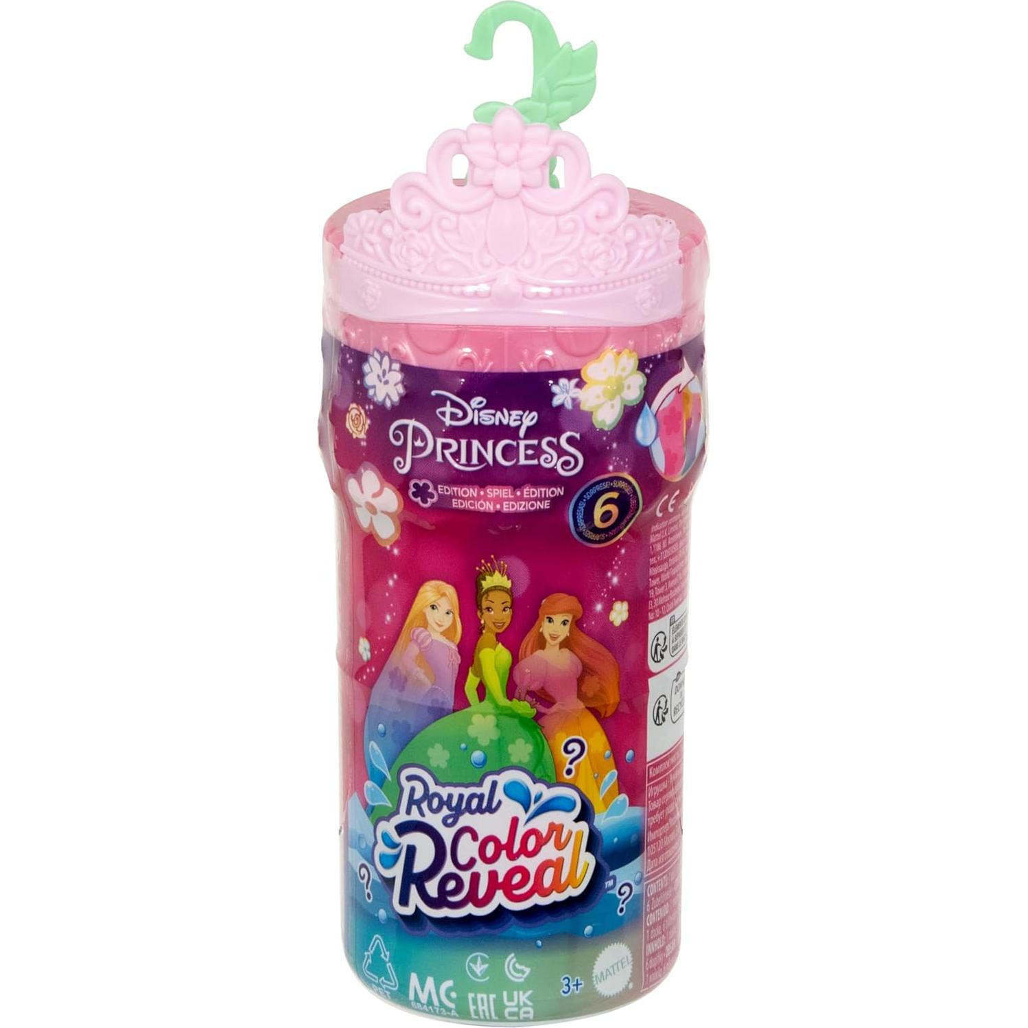 Muñeca Revelación de Color Real Disney Princess Mattel 9cm