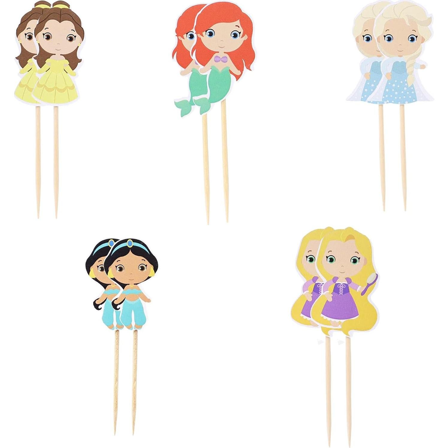 Decoraciones para Cupcakes de Princesa M-TASK, 20 Piezas