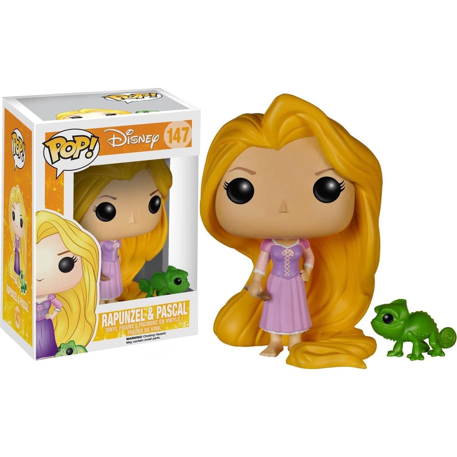 Figura de Vinilo Funko Pop Disney Enredados Rapunzel y Pascal 9.5cm