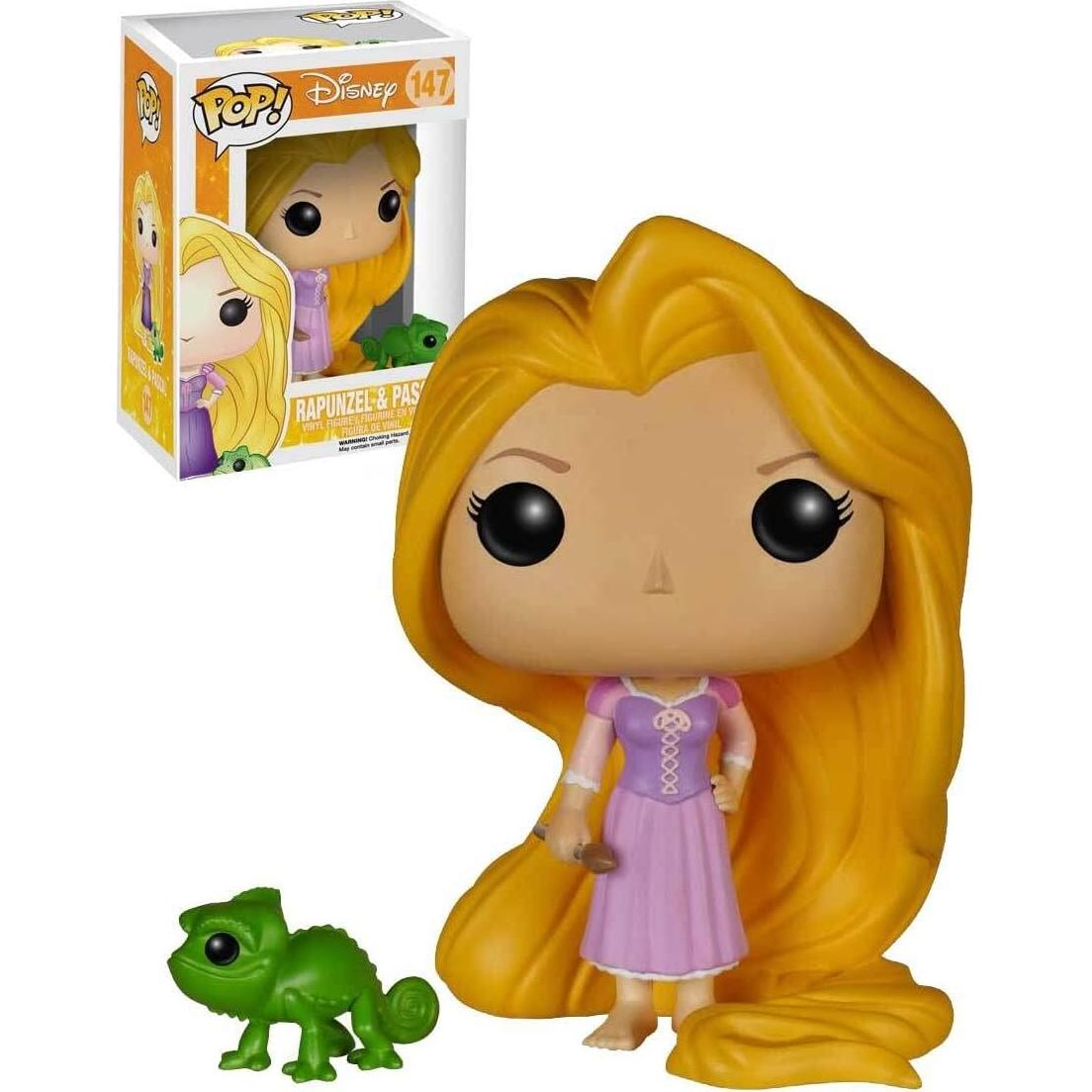 Figura de Vinilo Funko Pop Disney Enredados Rapunzel y Pascal 9.5cm