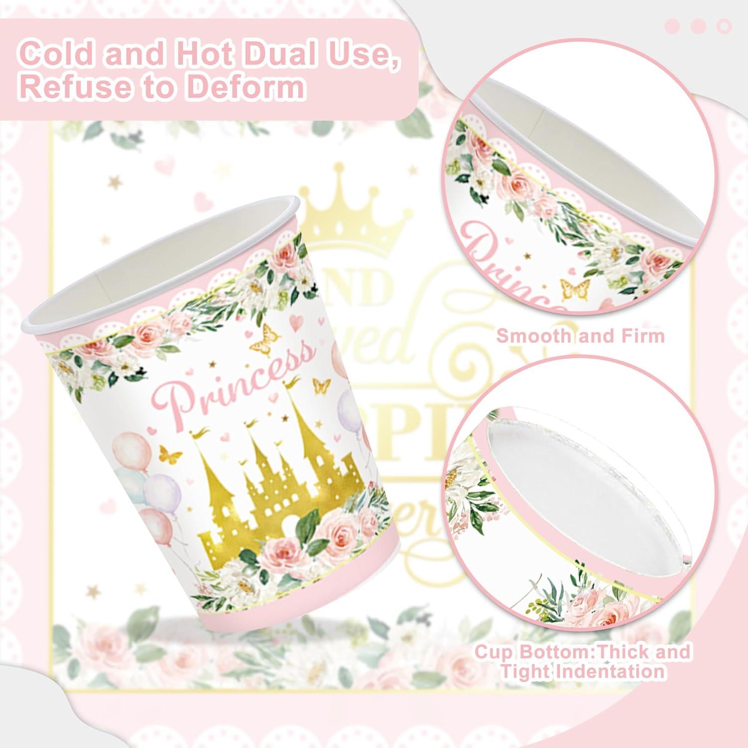 Set de Vajilla de Fiesta Princesa Rejoice Bunny 120PCS