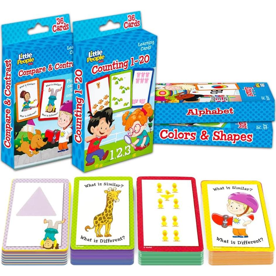 Conjunto de Cuadernos de Aprendizaje Disney para Niños - 4 Piezas