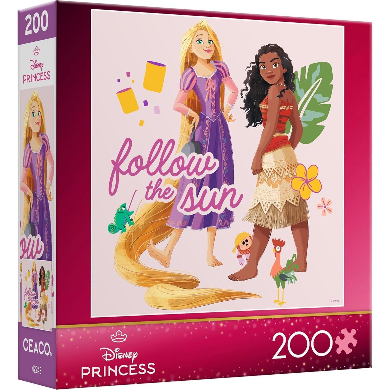 Rompecabezas Ceaco 200 Piezas Princesa Disney Rapunzel Moana