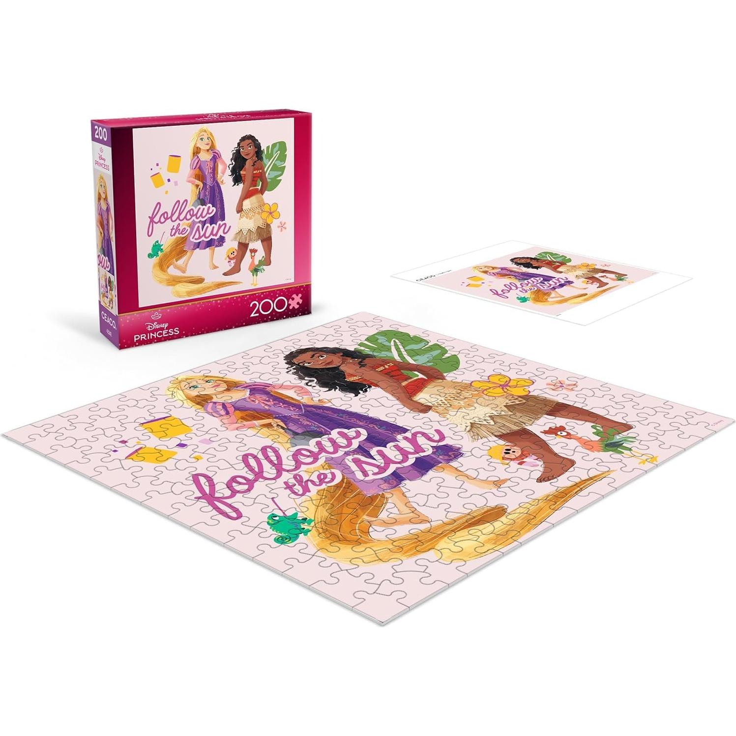 Rompecabezas Ceaco 200 Piezas Princesa Disney Rapunzel Moana