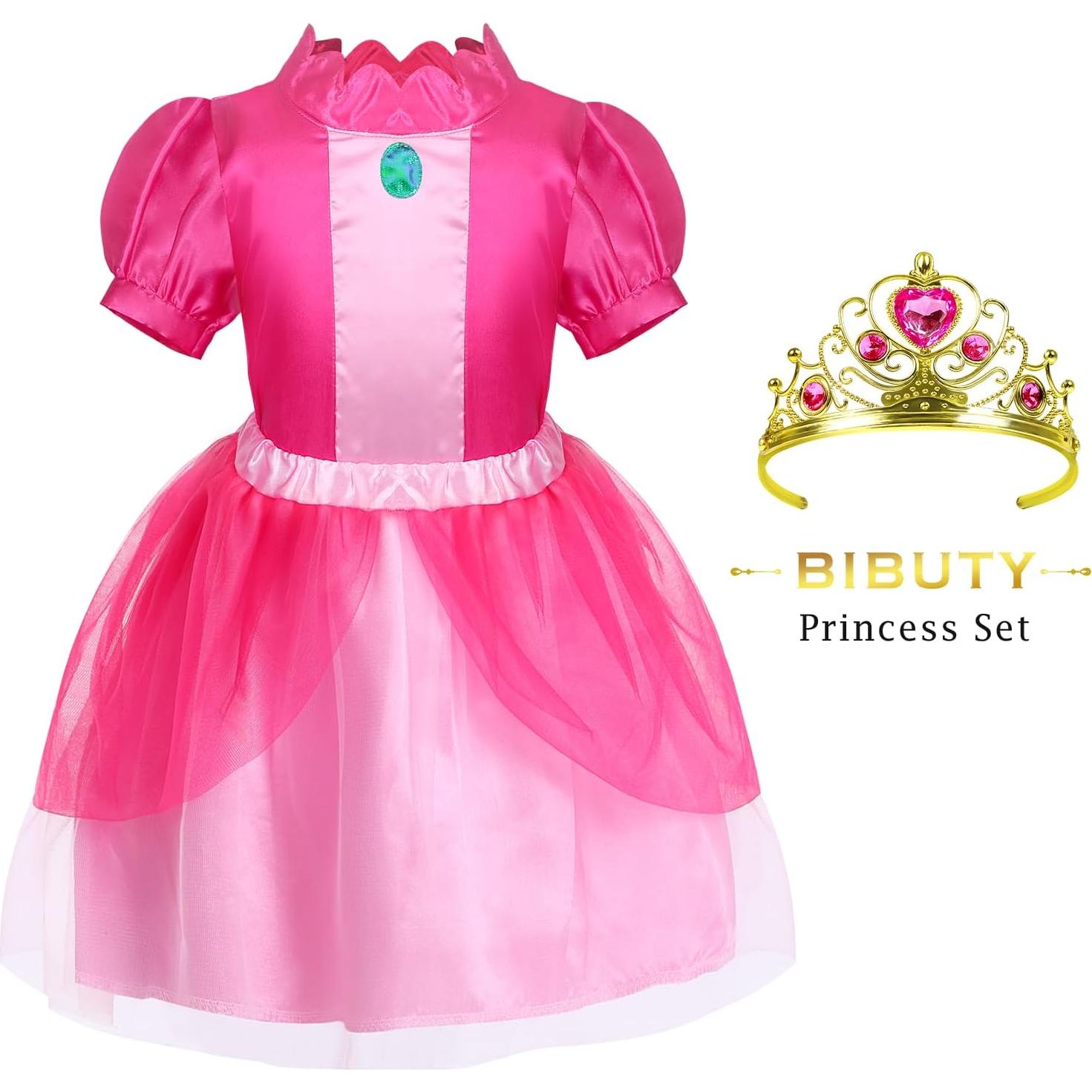 Disfraz de Princesa para Niñas BIBUTY 3-6 Años con Accesorios
