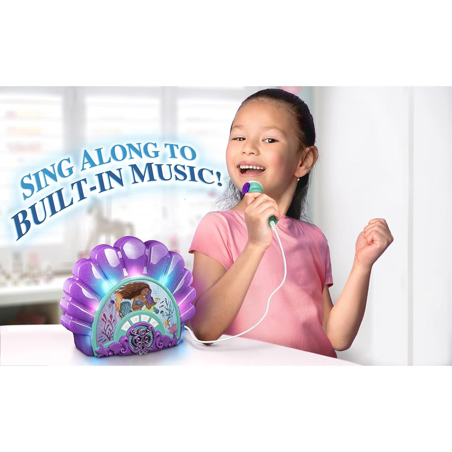 Micrófono de Karaoke eKids La Sirenita con Música Incorporada
