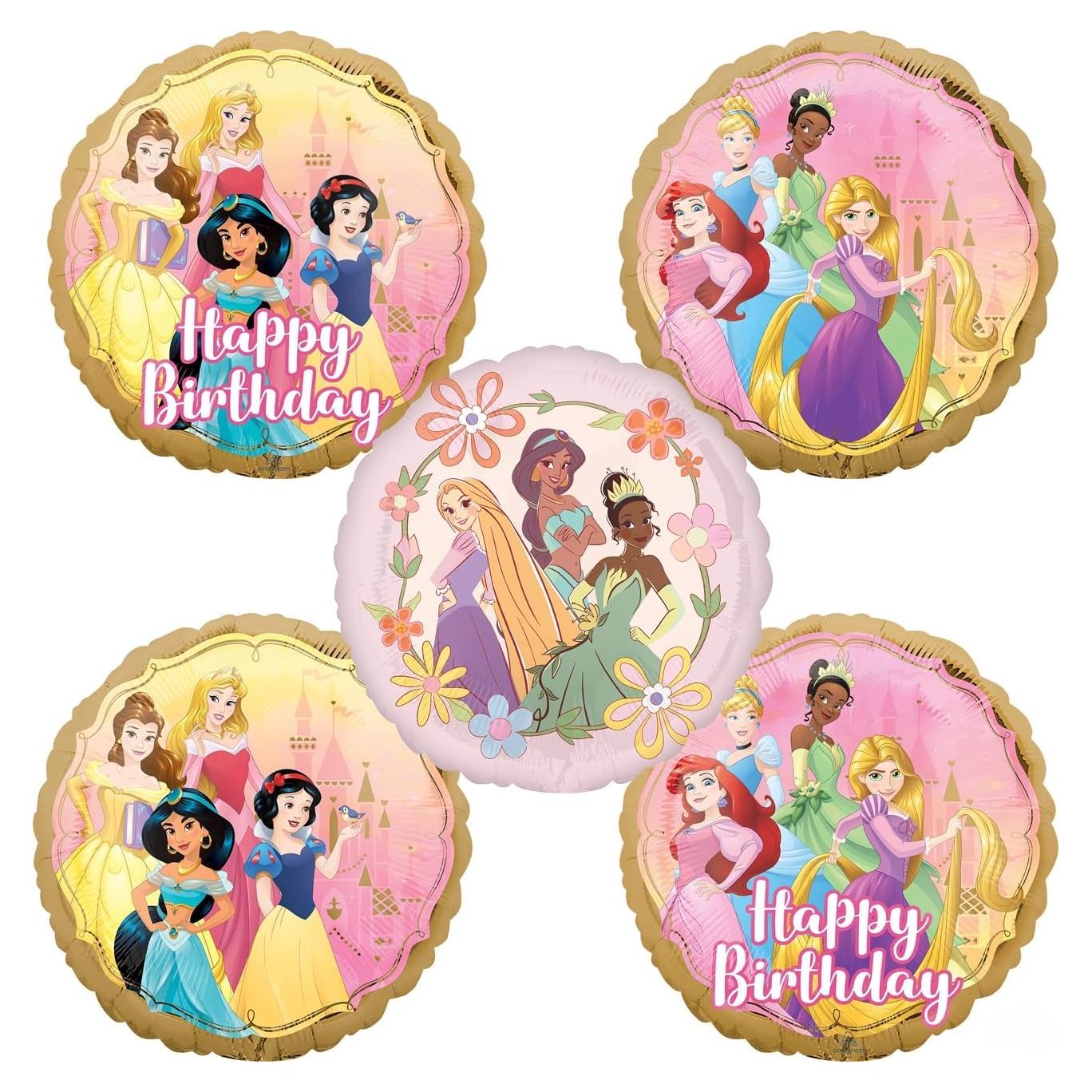 Ramo de Globos de Princesa Anagram 5pc 43cm Decorativos