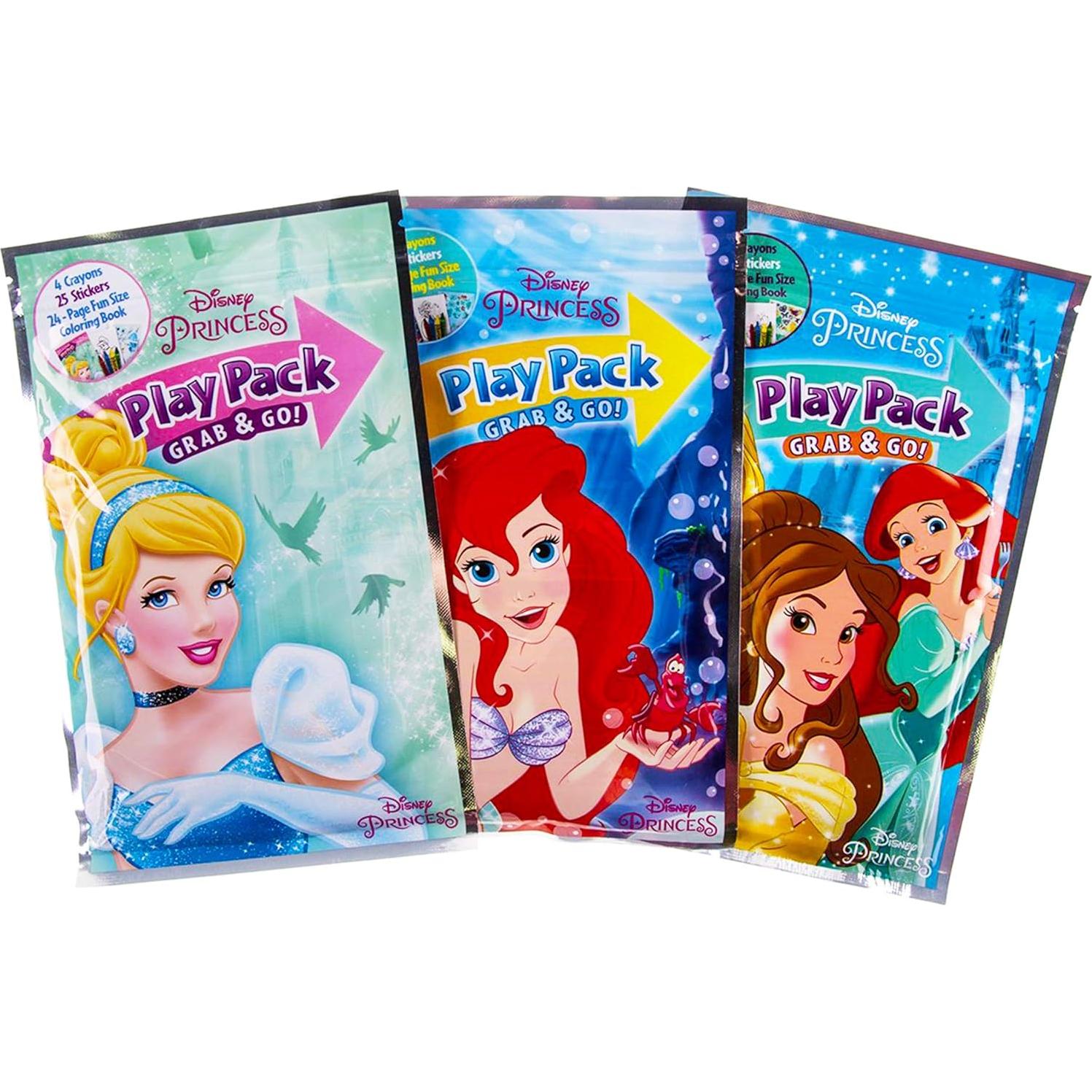Juego de 15 Paquetes de Fiesta Princesa Disney con Libros y Stickers