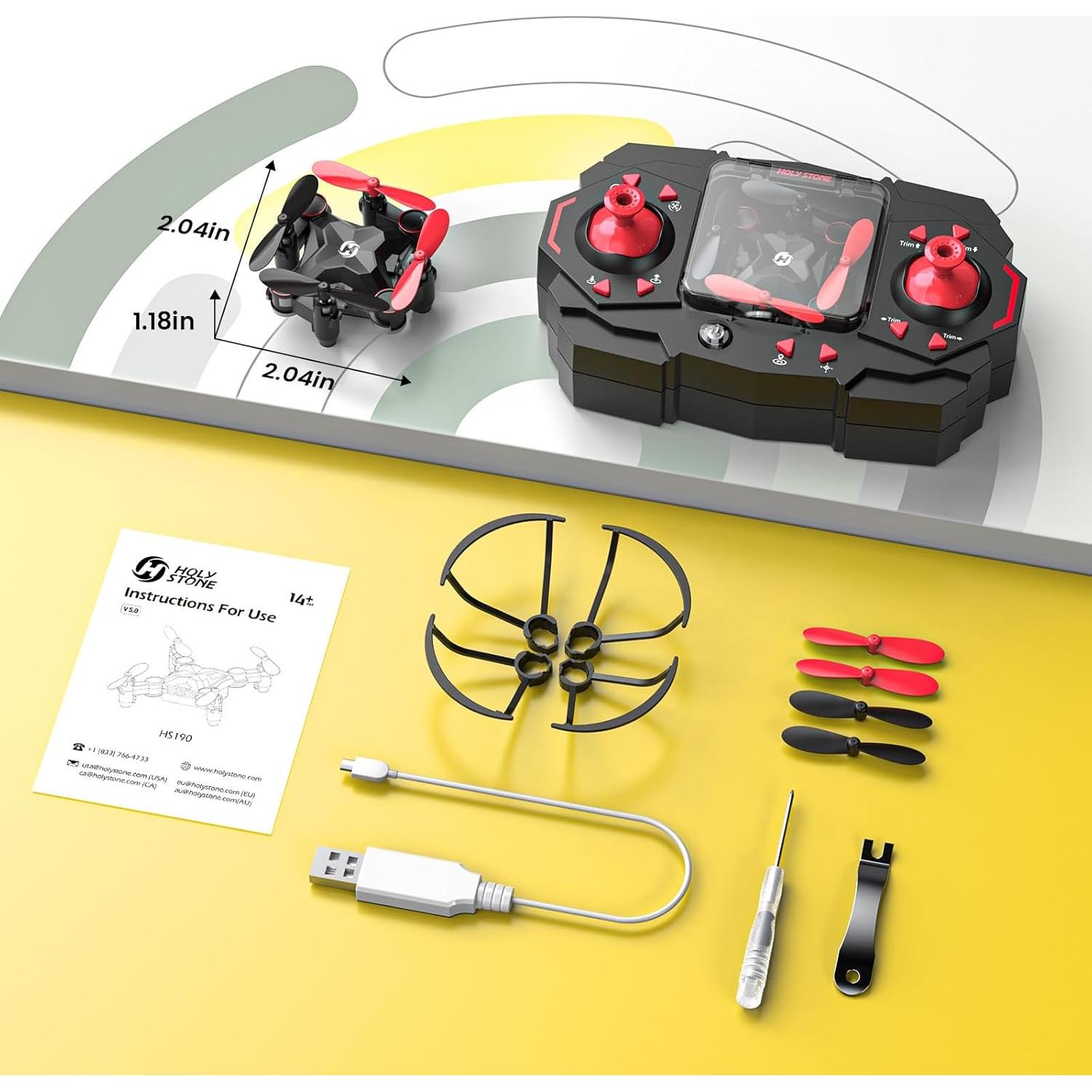 Dron Nano Holy Stone HS190 Plegable para Niños 3D