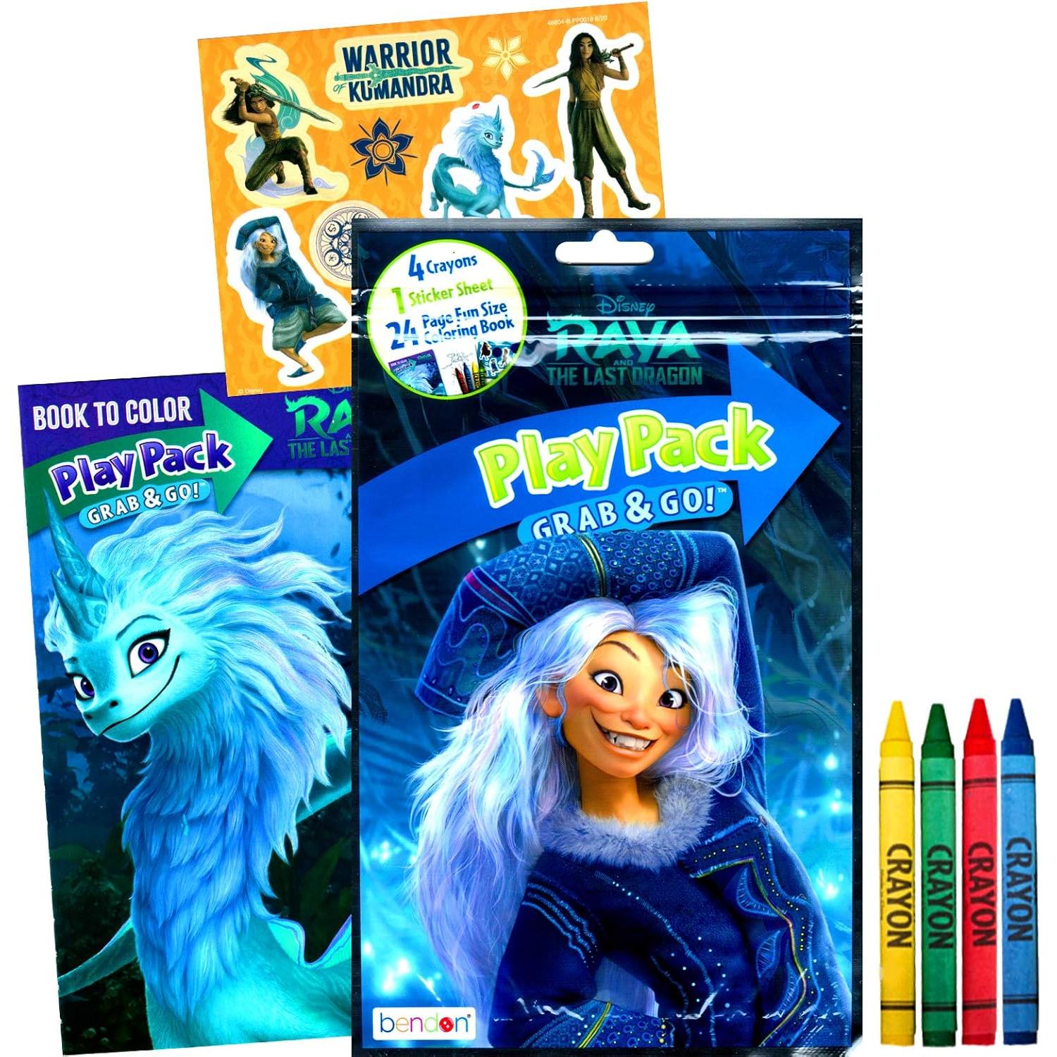 Conjunto de Libros para Colorear Disney - 5 Libros + Juegos