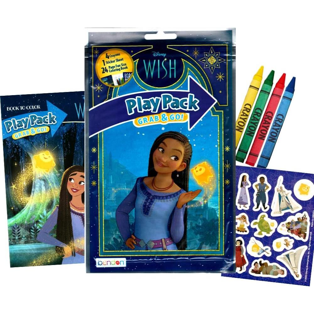 Conjunto de Libros para Colorear Disney - 5 Libros + Juegos