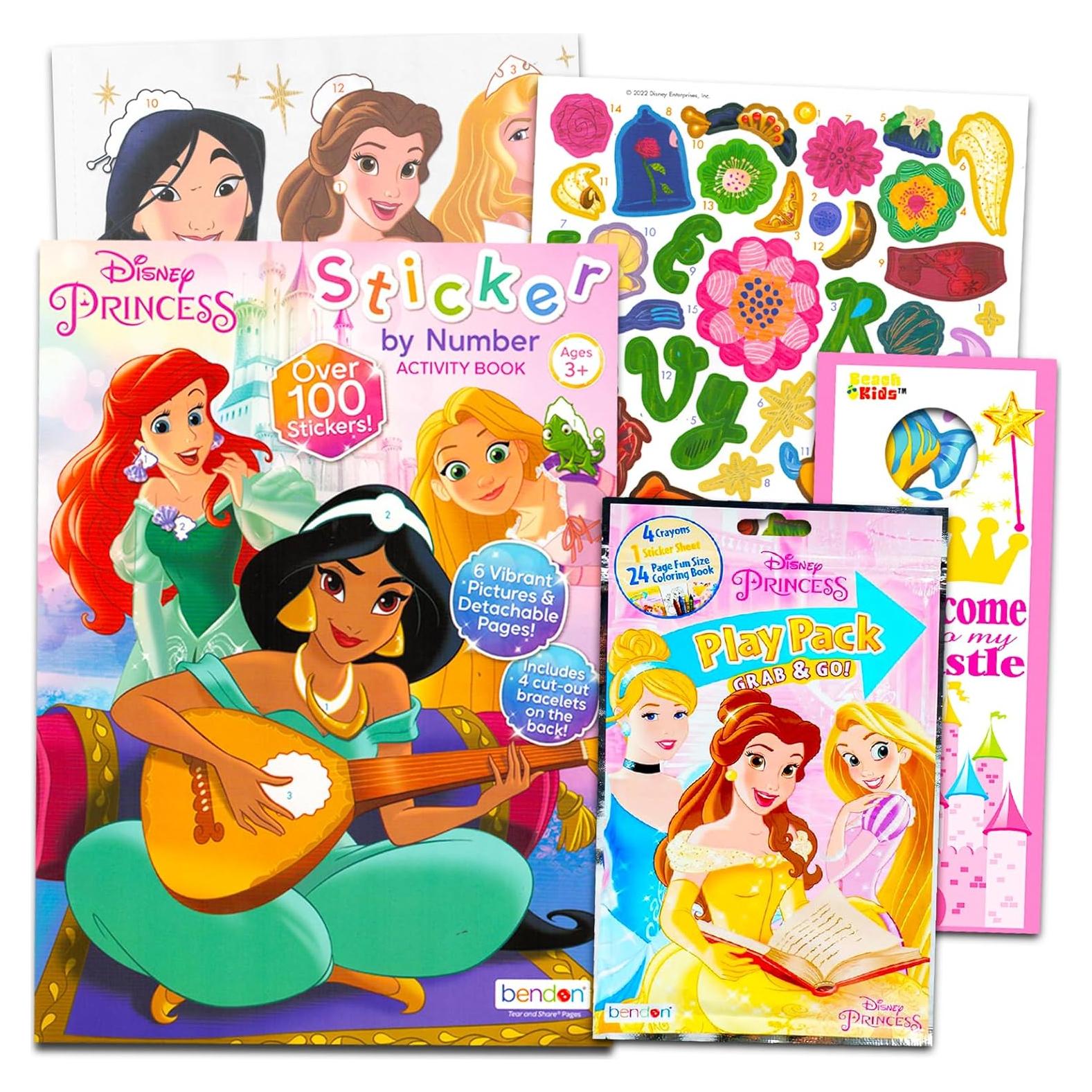 Libro de Actividades Disney Princess con Pegatinas y Mosaico