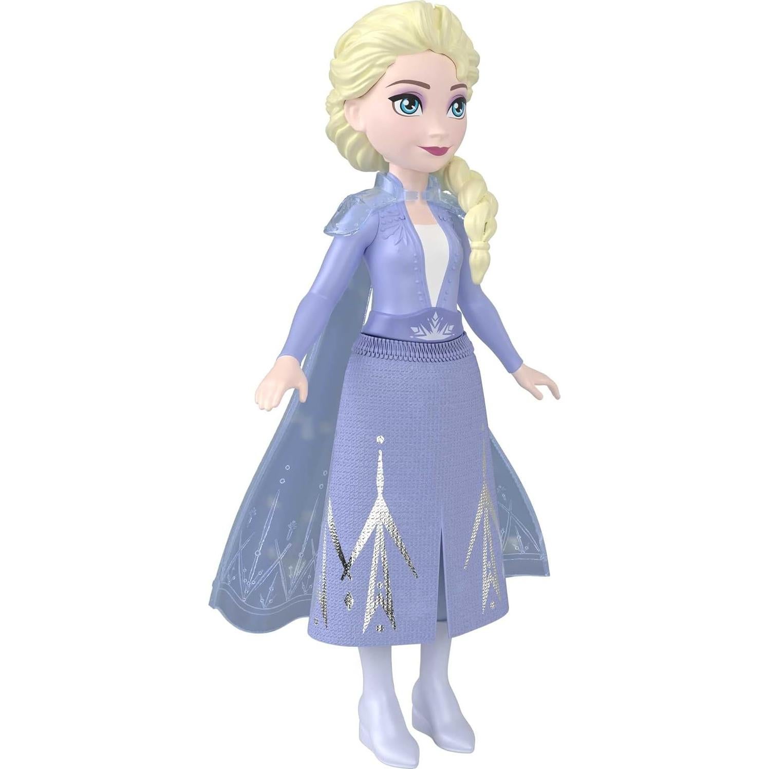 Muñeca Pequeña Elsa Mattel Frozen - Articulada 9 cm